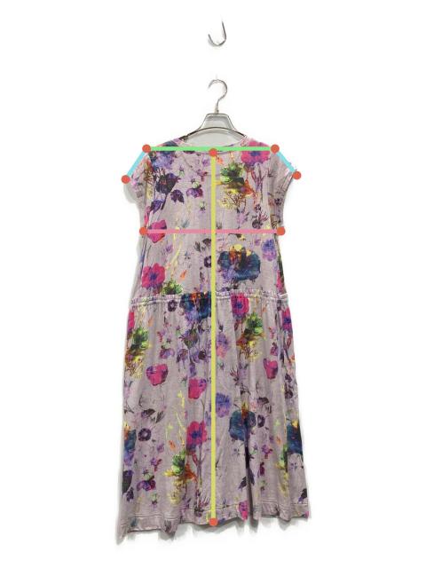 美品 PSポールスミス 花柄 フレンチスリーブワンピース 洗える 大きいサイズ 中古・古着通販】Paul Smith PAUL (ポールスミス ポール) 大判花柄