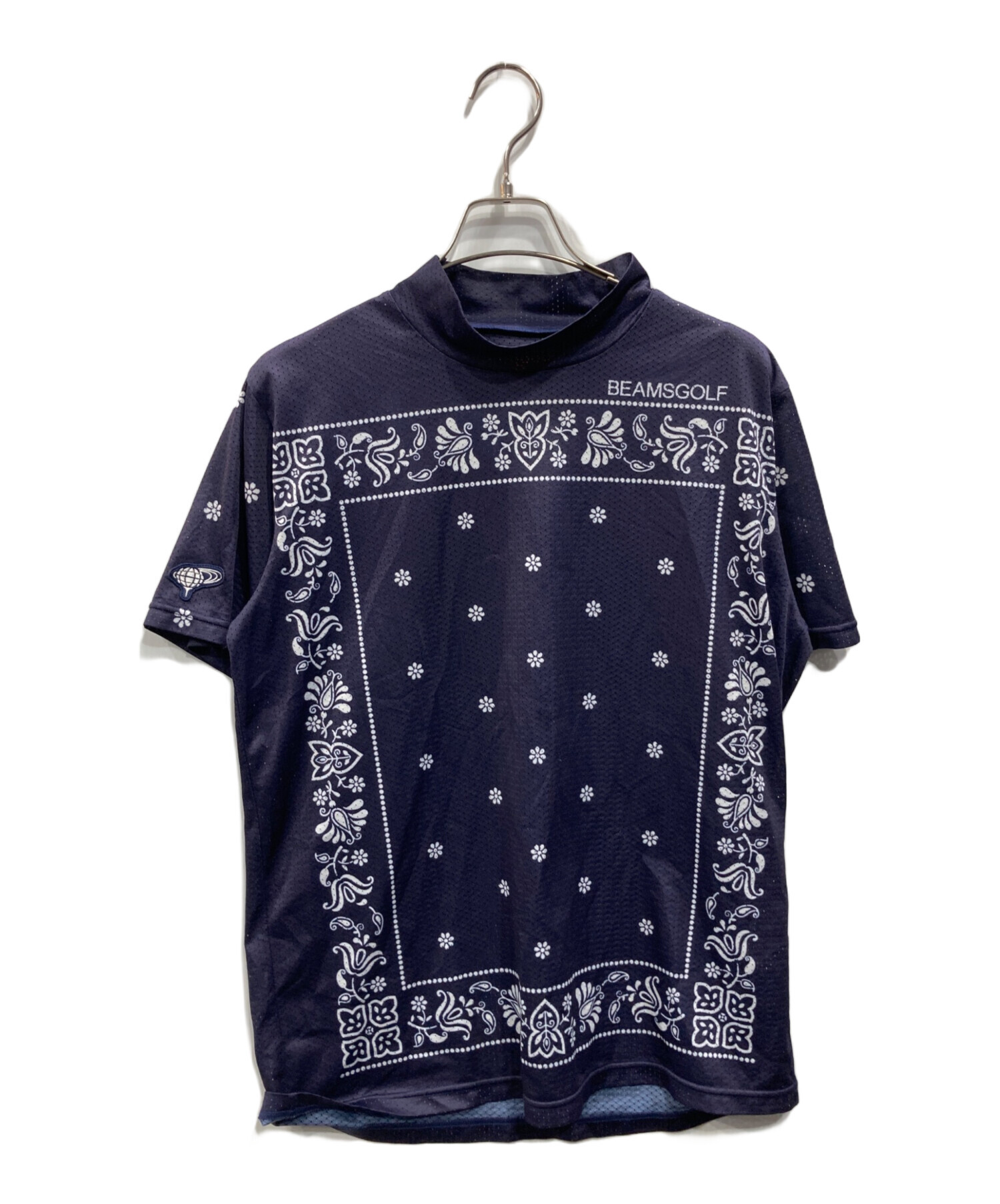 BEAMS GOLF バンダナ柄 シャツ Mサイズ 中古・古着通販】BEAMS GOLF (ビームスゴルフ) バンダナプリント