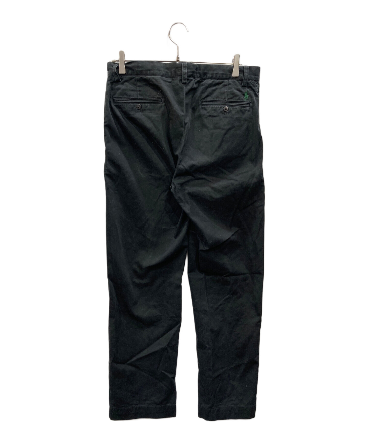 【ラルフローレン】名作2タック『ETHAN』ブラックW32 L30 中古・古着通販】POLO RALPH LAUREN (ポロ・ラルフローレン) ETHAN