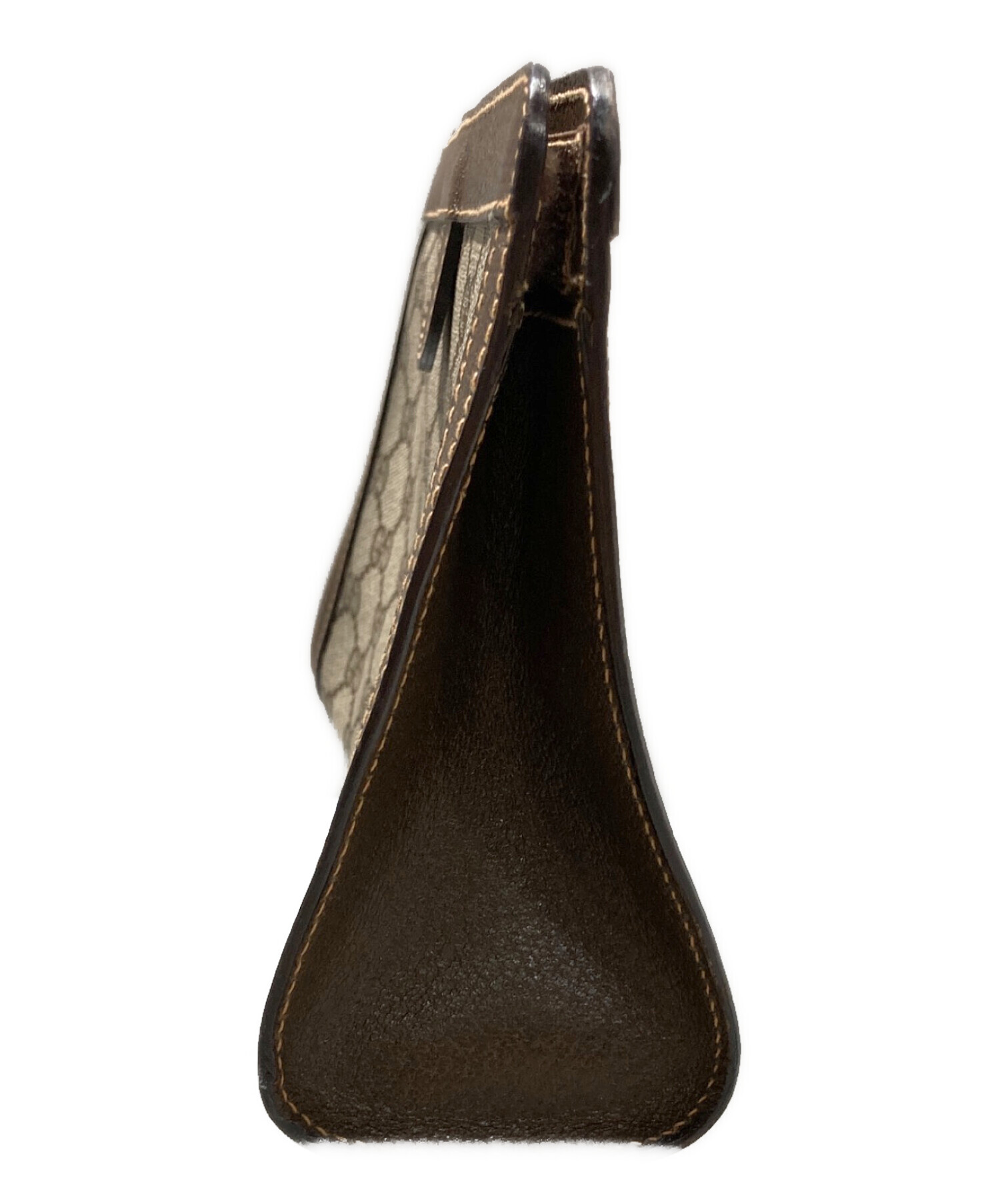 中古・古着通販】GUCCI (グッチ) オールドGGスプリームポーチ ブラウン