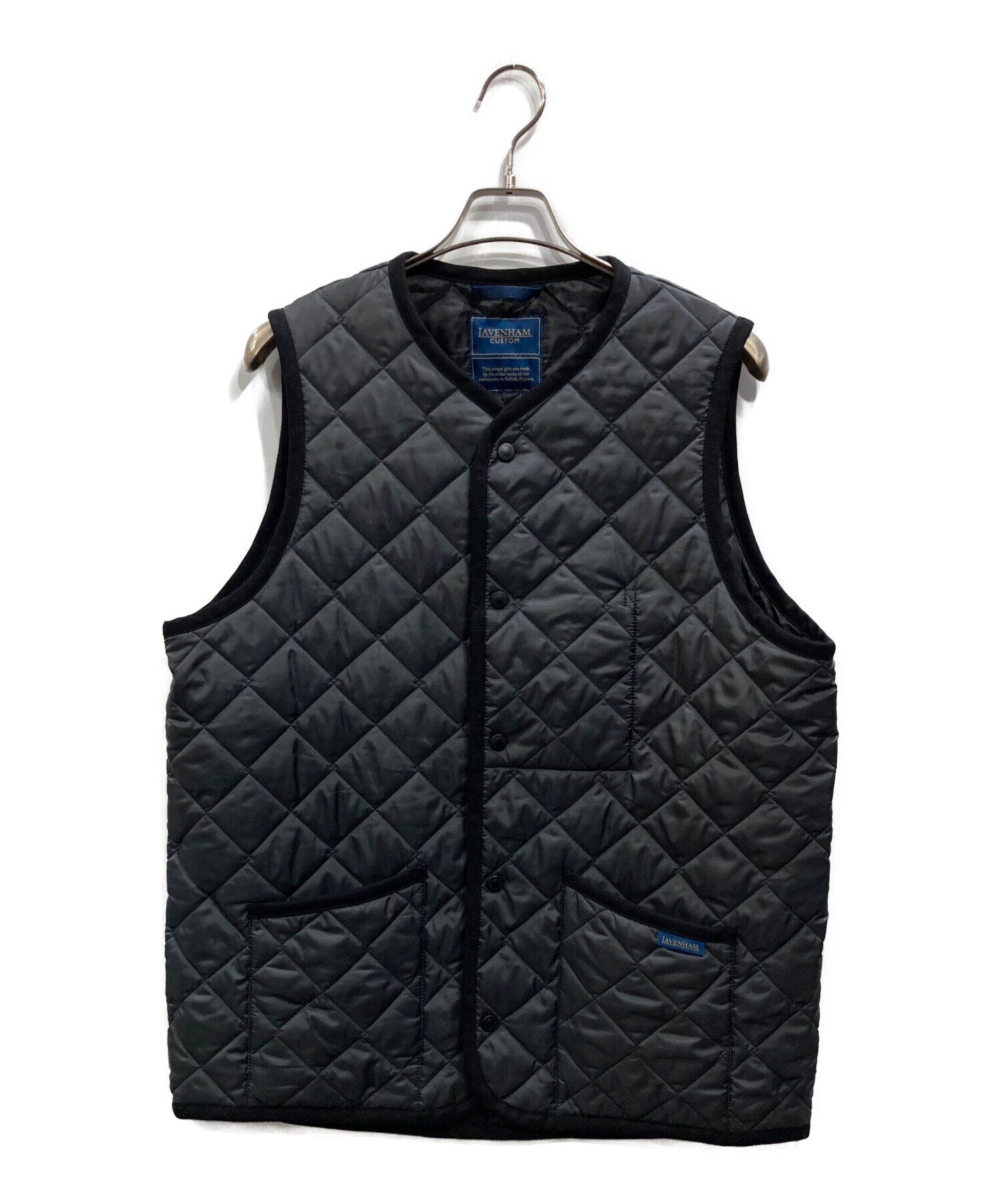 LAVENHAM（ラベンハム）ジレ 新品未使用 タグ付き 中古・古着通販】LAVENHAM (ラベンハム) CUSTOM GILET グレー サイズ