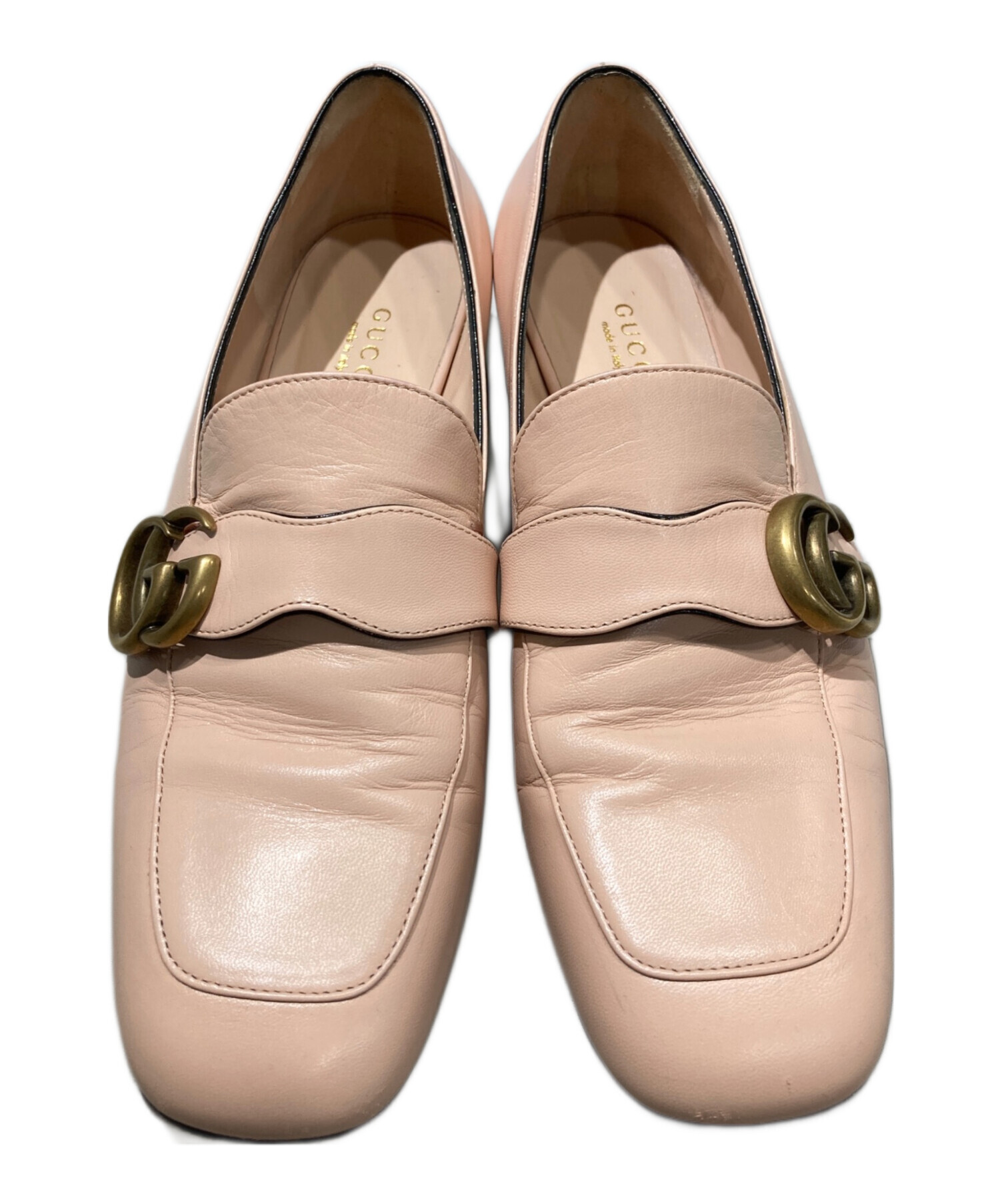 GUCCI ローファー GG柄 36 1/2 箱付き 人気モデル 中古・古着通販】GUCCI (グッチ) GGマーモント ビットローファー
