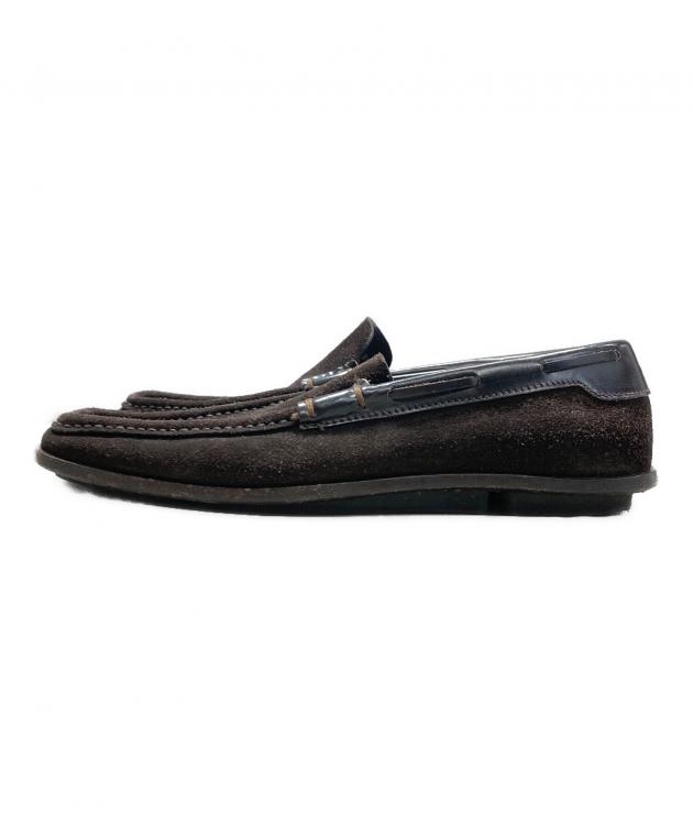 GUCCI ドライビングシューズ 8 1/2 中古・古着通販】GUCCI (グッチ) ドライビングシューズ ブラウン