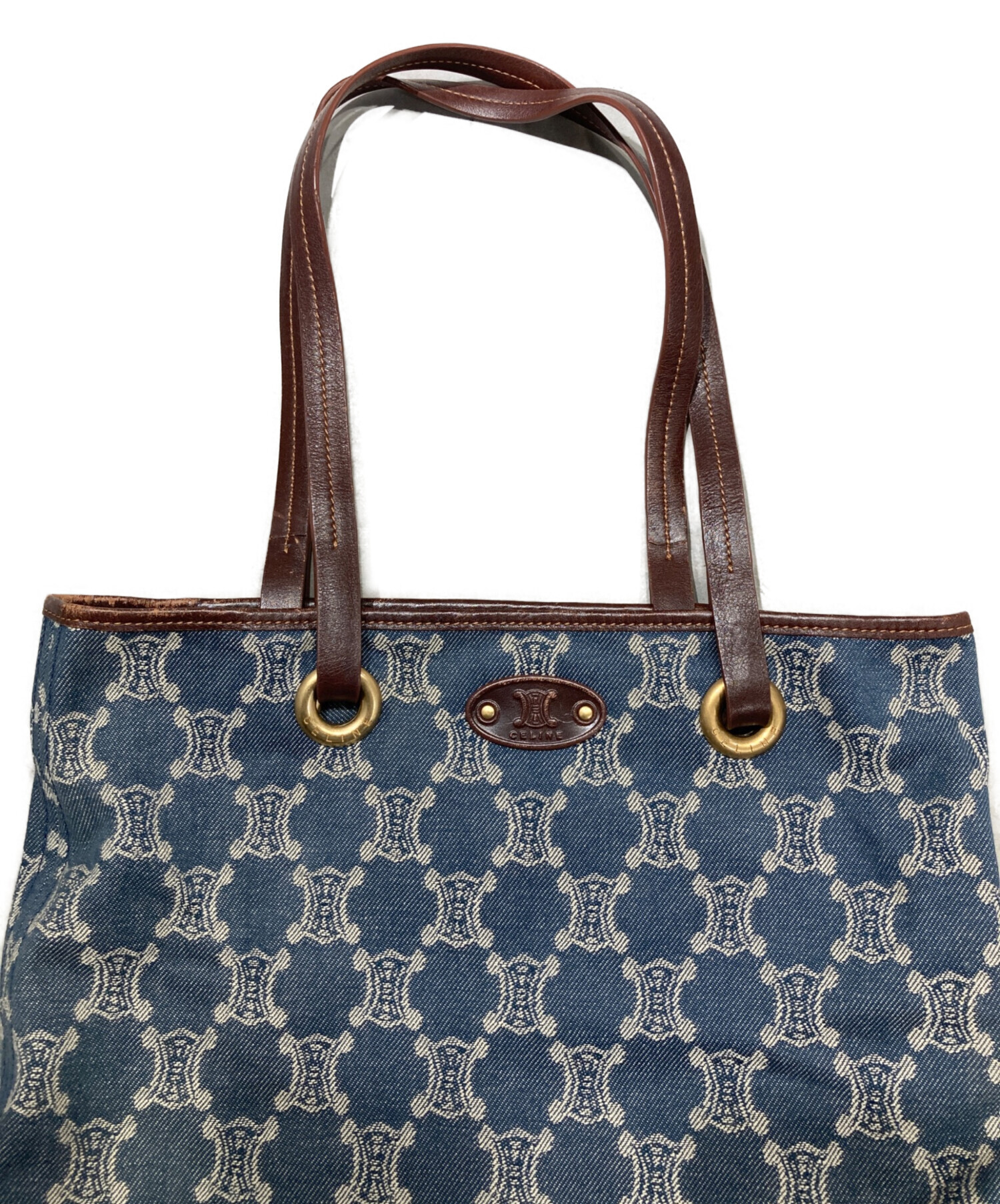 中古・古着通販】CELINE (セリーヌ) パリマカダム ハンドバッグ