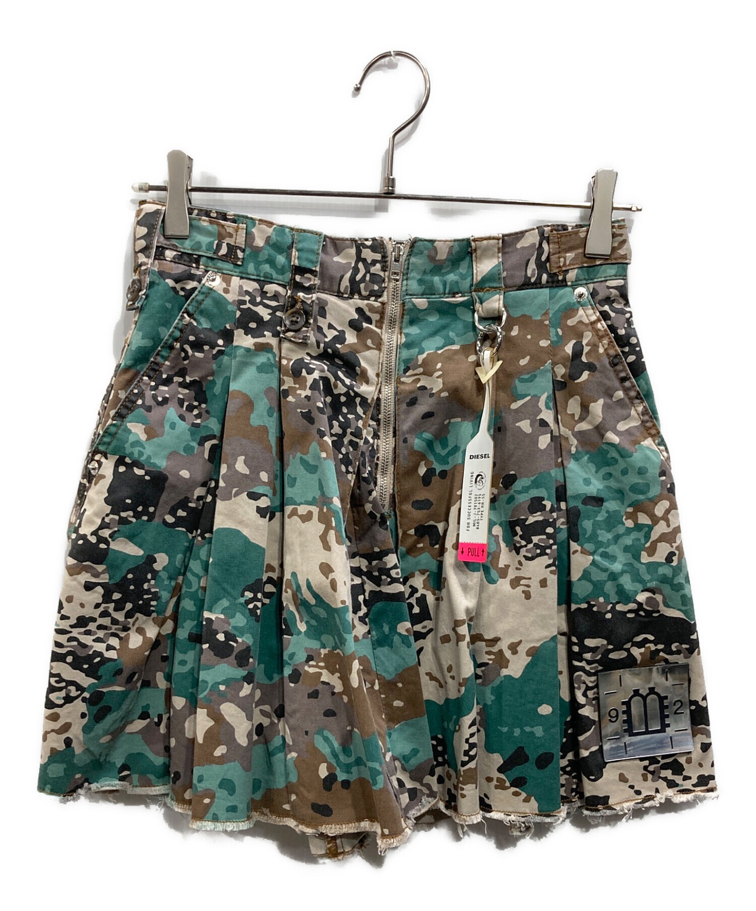 ミッシェル&ネス レガシーコレクション 20 DAWKINS イーグルス 迷彩 中古・古着通販】DIESEL (ディーゼル) カモフラミニスカート マルチ
