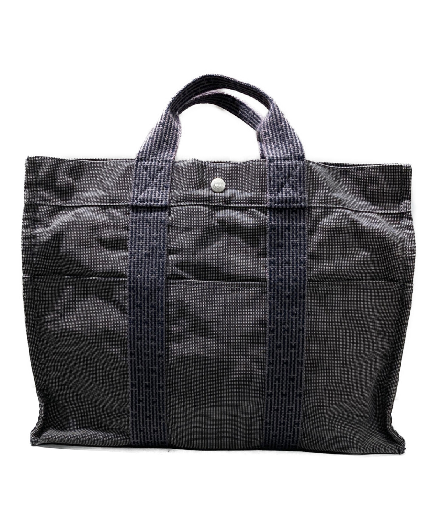 中古・古着通販】HERMES (エルメス) エールライン トートバッグ グレー 