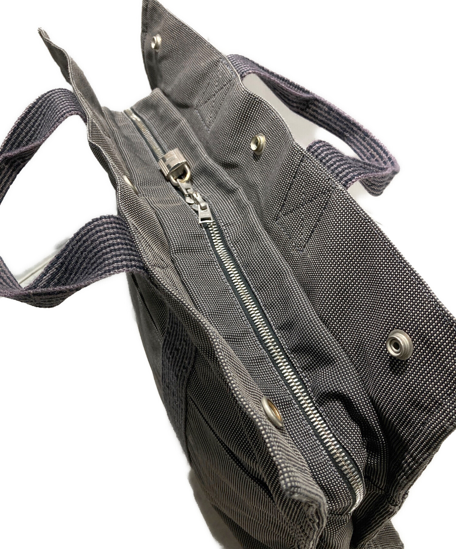 中古・古着通販】HERMES (エルメス) エールライン トートバッグ グレー