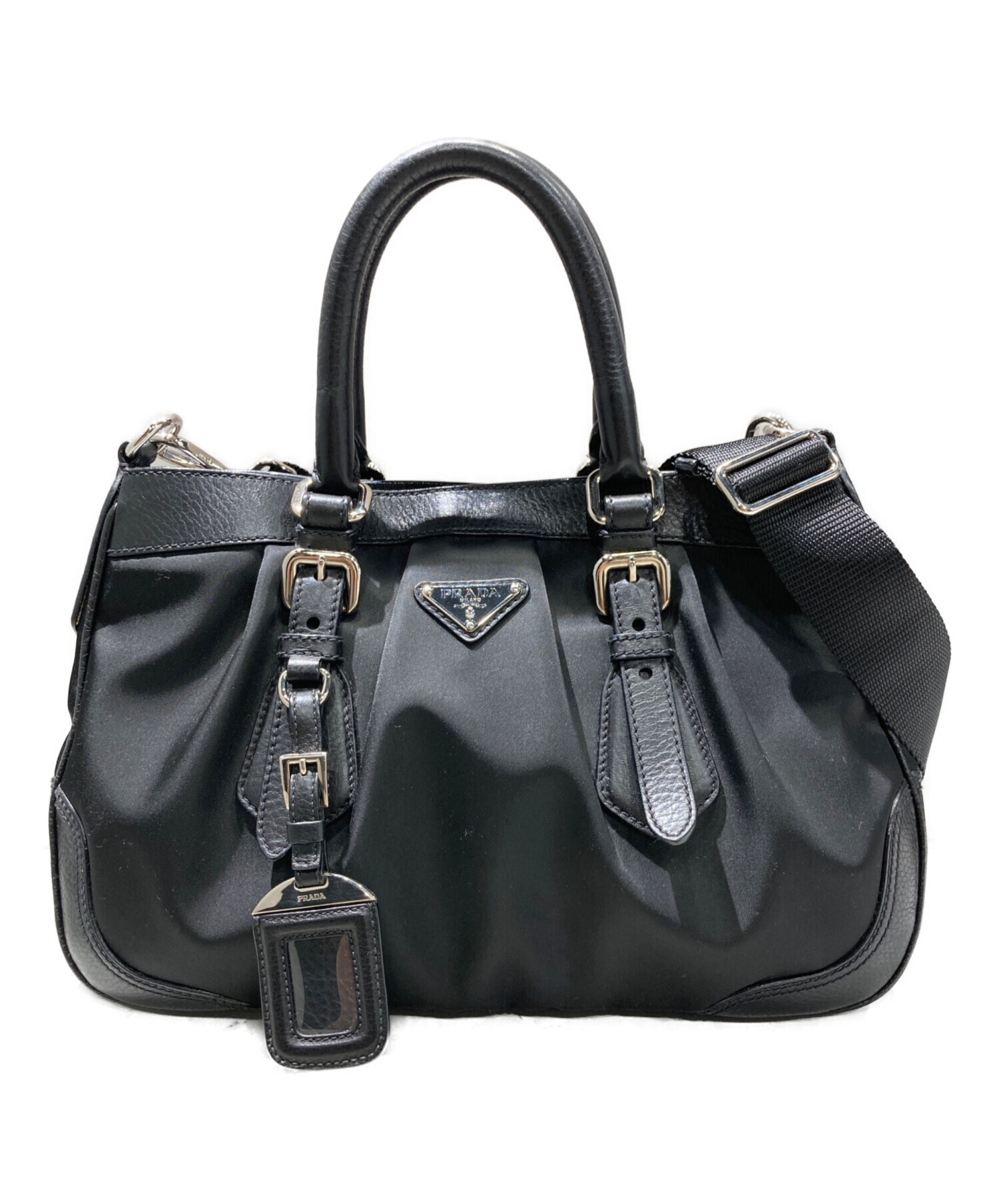 中古・古着通販】PRADA (プラダ) 2WAYバッグ ブラック｜ブランド・古着 