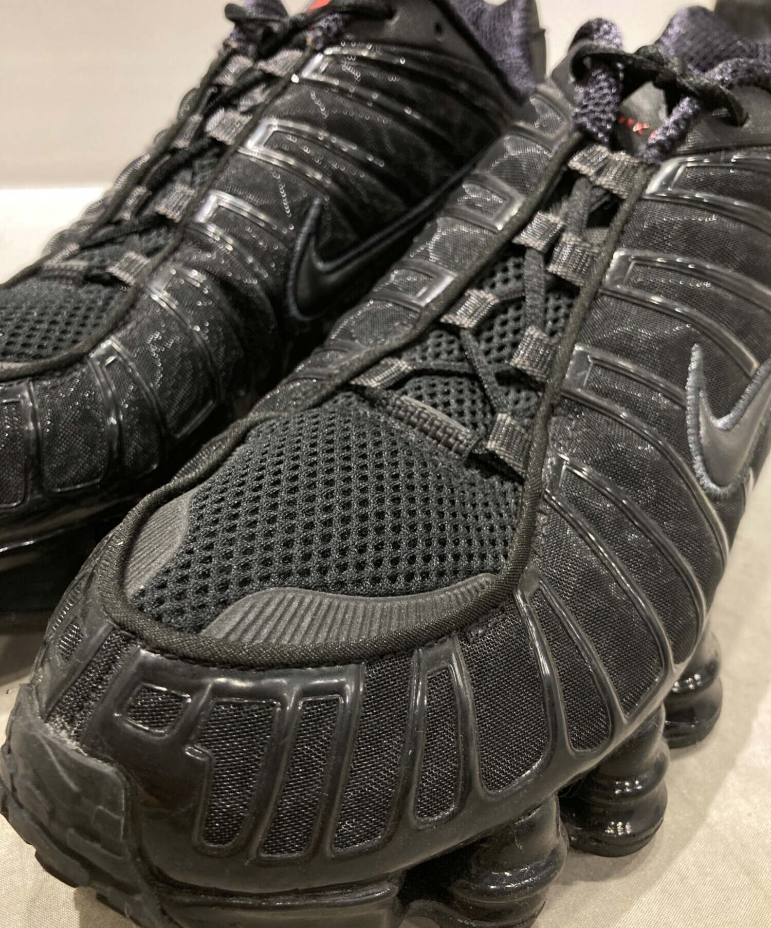 中古・古着通販】NIKE (ナイキ) SHOX TL BLACK/BLACK-MTLC HEMATITE