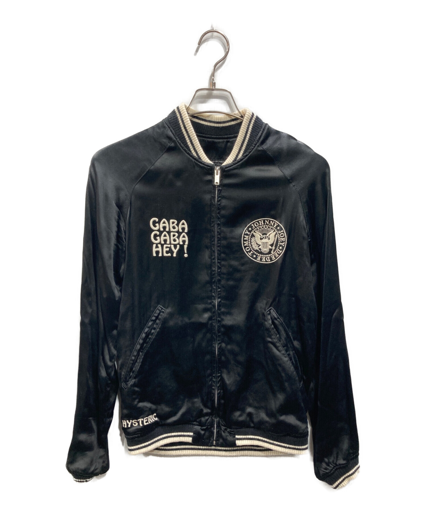 廃盤 激レアHYSTERIC GLAMOUR リバーシブルスカジャンサイズM 黒 中古・古着通販】Hysteric Glamour (ヒステリックグラマー) RAMONES