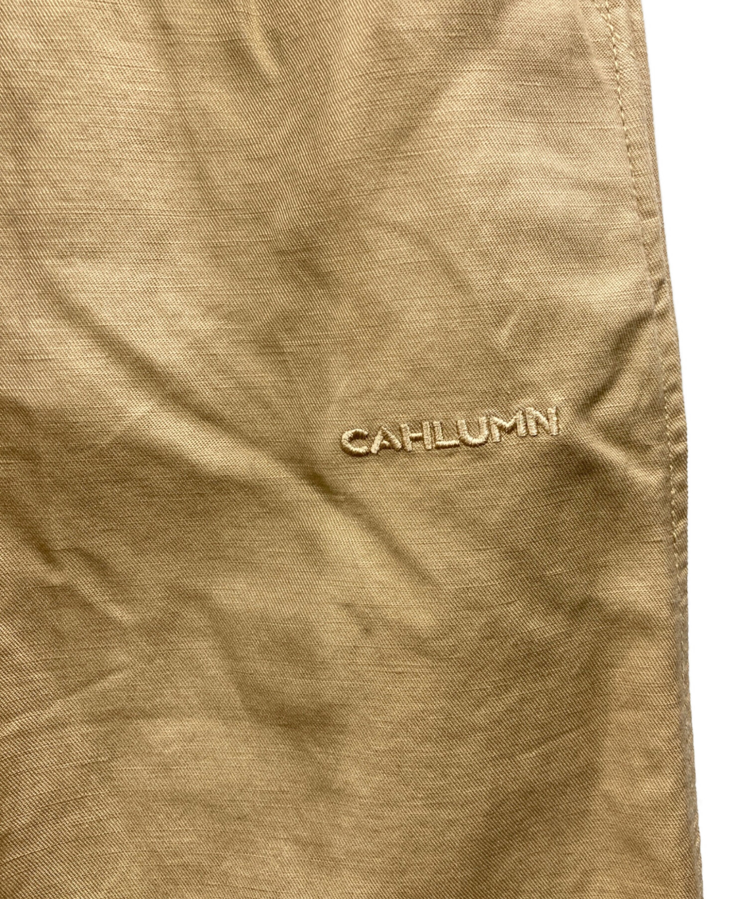 中古・古着通販】CAHLUMN (カウラム) Cotton Linen 2 Tuck Chino