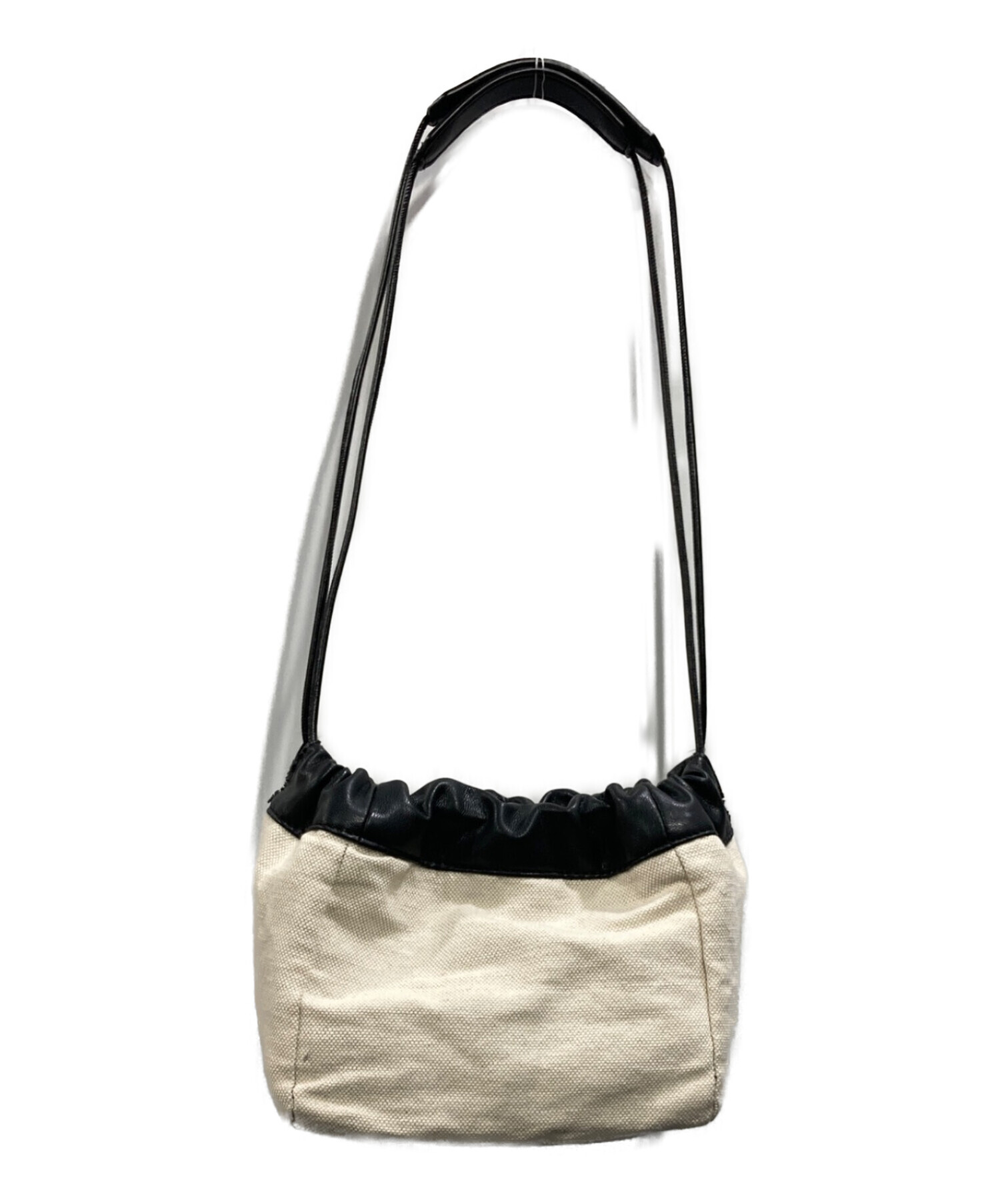 JIL SANDER ドローストリングバッグ ブレスレットレザーポーチ 中古・古着通販】JIL SANDER (ジルサンダー) リバーシブル ドロー