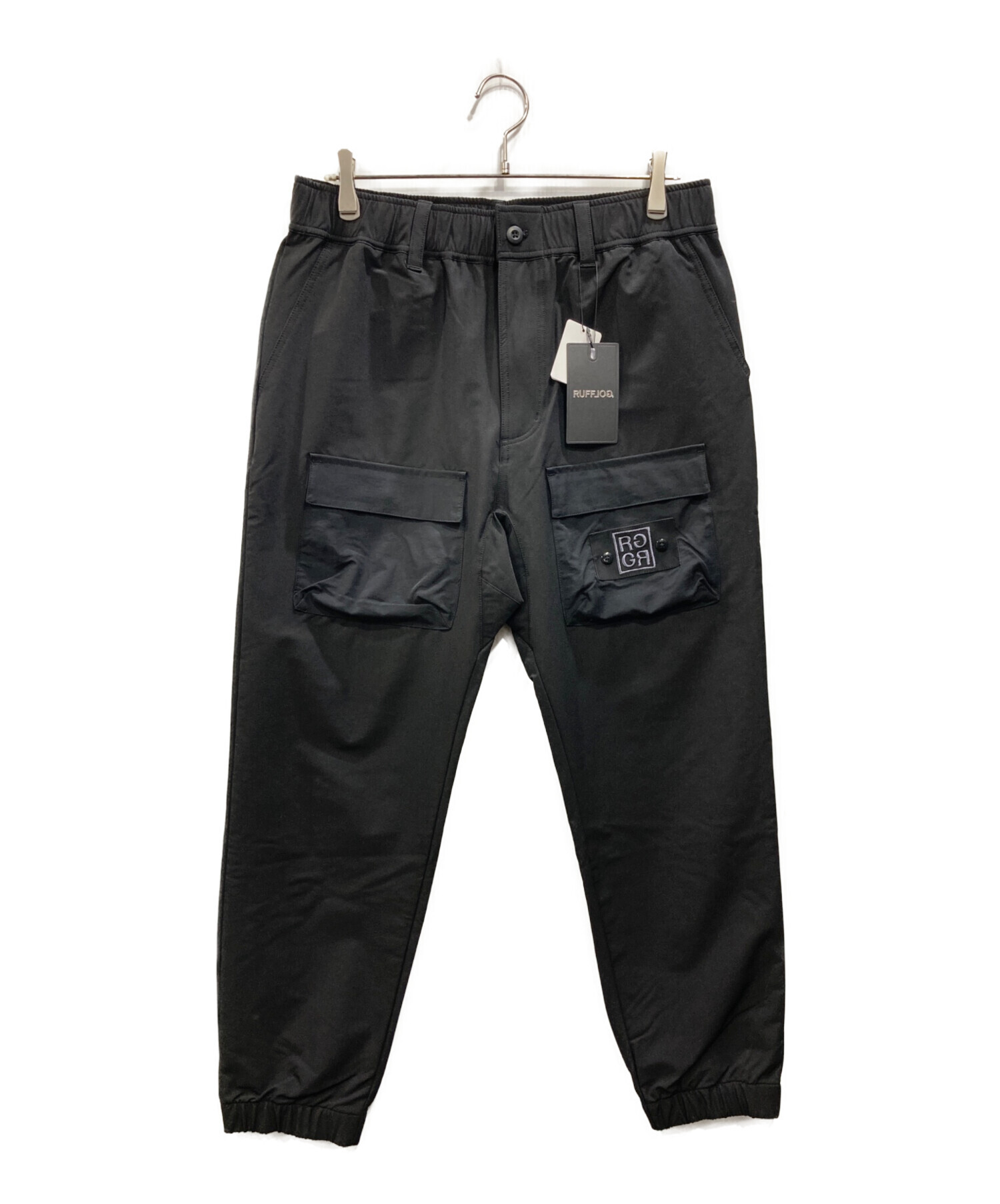 RUFFLOG ラフロッグ ストレッチパンツ 黒L 中古・古着通販】RUFFLOG (ラフロッグ) HYPER STRETCH GOLF PANTS