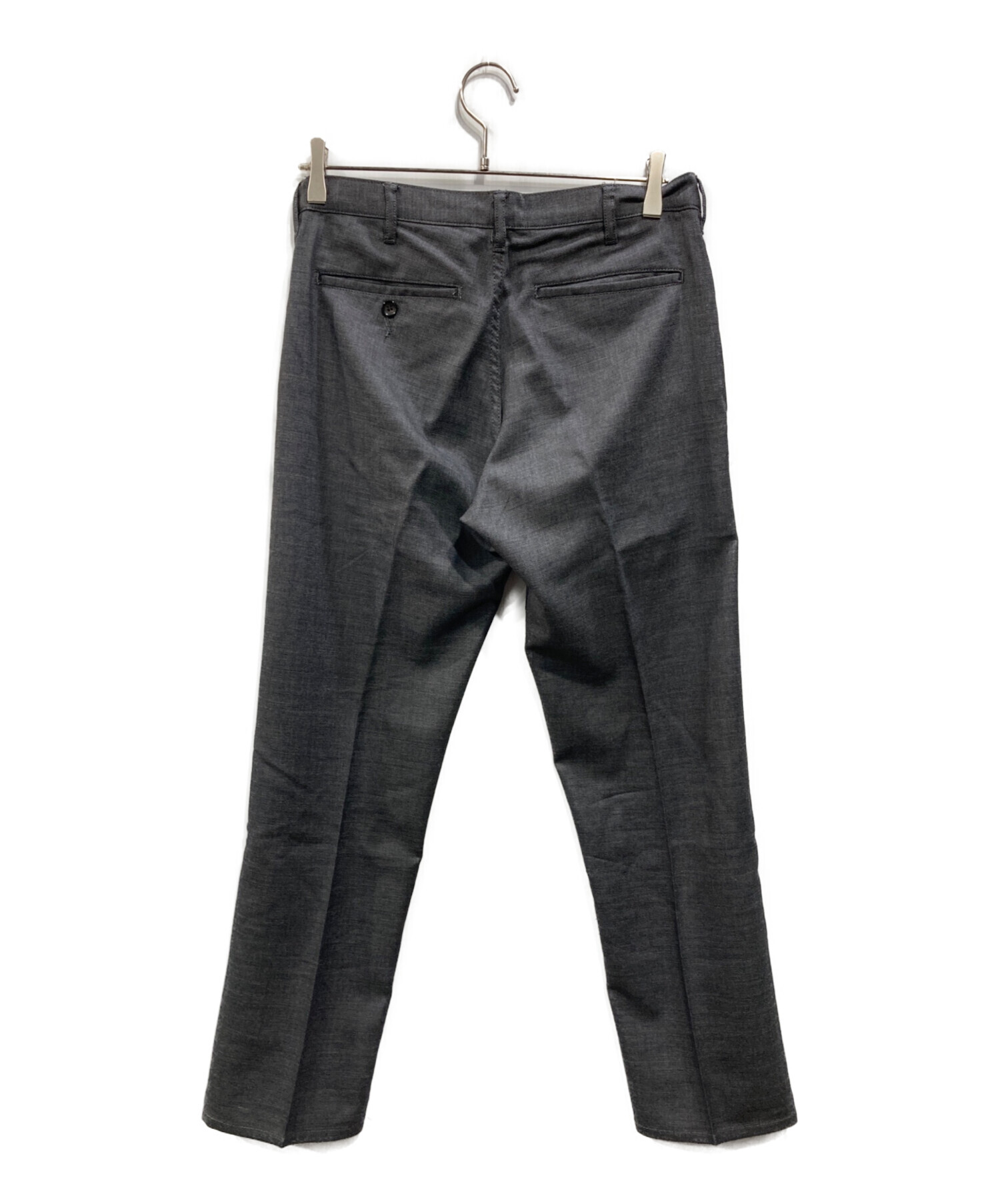 コムデギャルソン ダブルウールスラックス ダークグレー 中古・古着通販】COMME des GARCONS (コムデギャルソン) 05SS ウール
