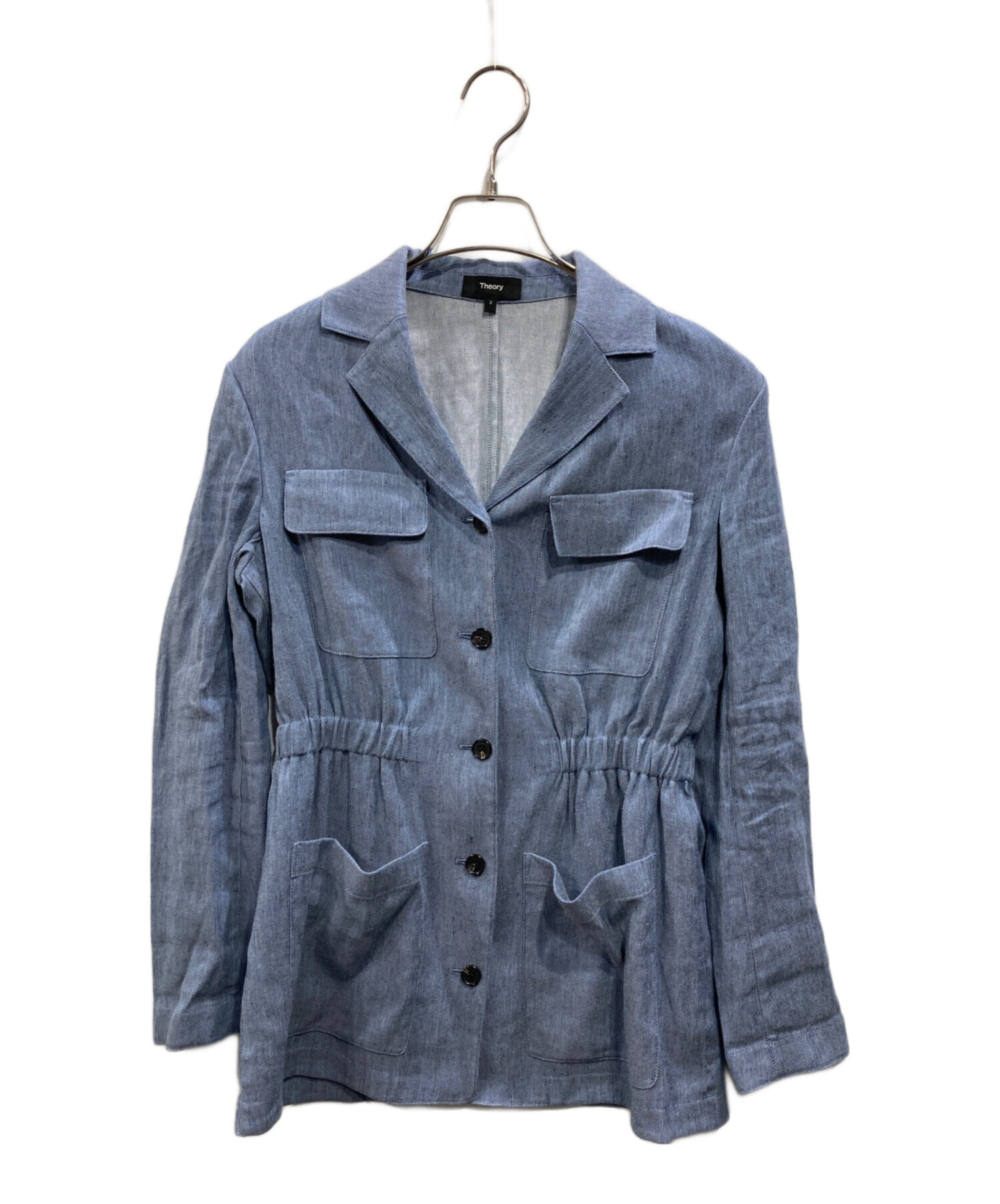 s*2様 セオリー バーシティジャケット 新品未使用タグ付 中古・古着通販】theory (セオリー) DENIM CRUNCH CINCH PATCH JKT