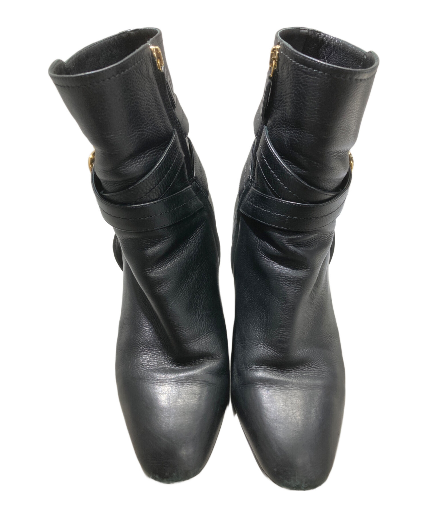 【美品】 Salvatore Ferragamo フェラガモ ブーツ ヒール付き 中古・古着通販】Salvatore Ferragamo (サルヴァトーレ フェラガモ