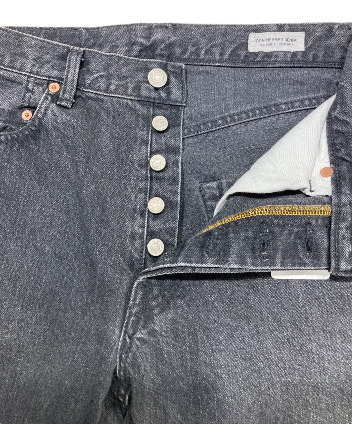 中古・古着通販】Ron Herman (ロンハーマン) Straight Fit Black Denim
