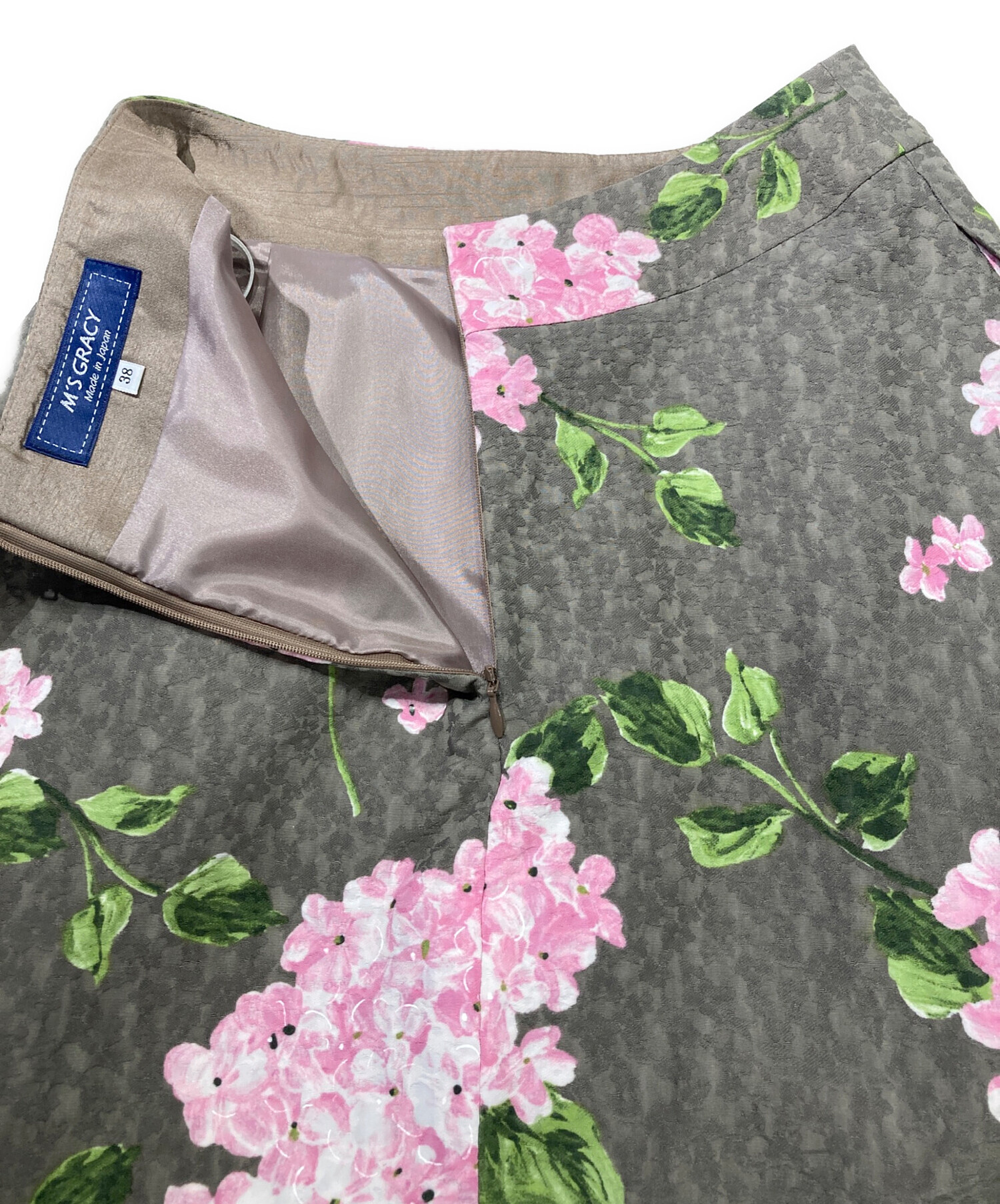 中古・古着通販】M'S GRACY (エムズグレイシー) ブーケ柄ジャガード