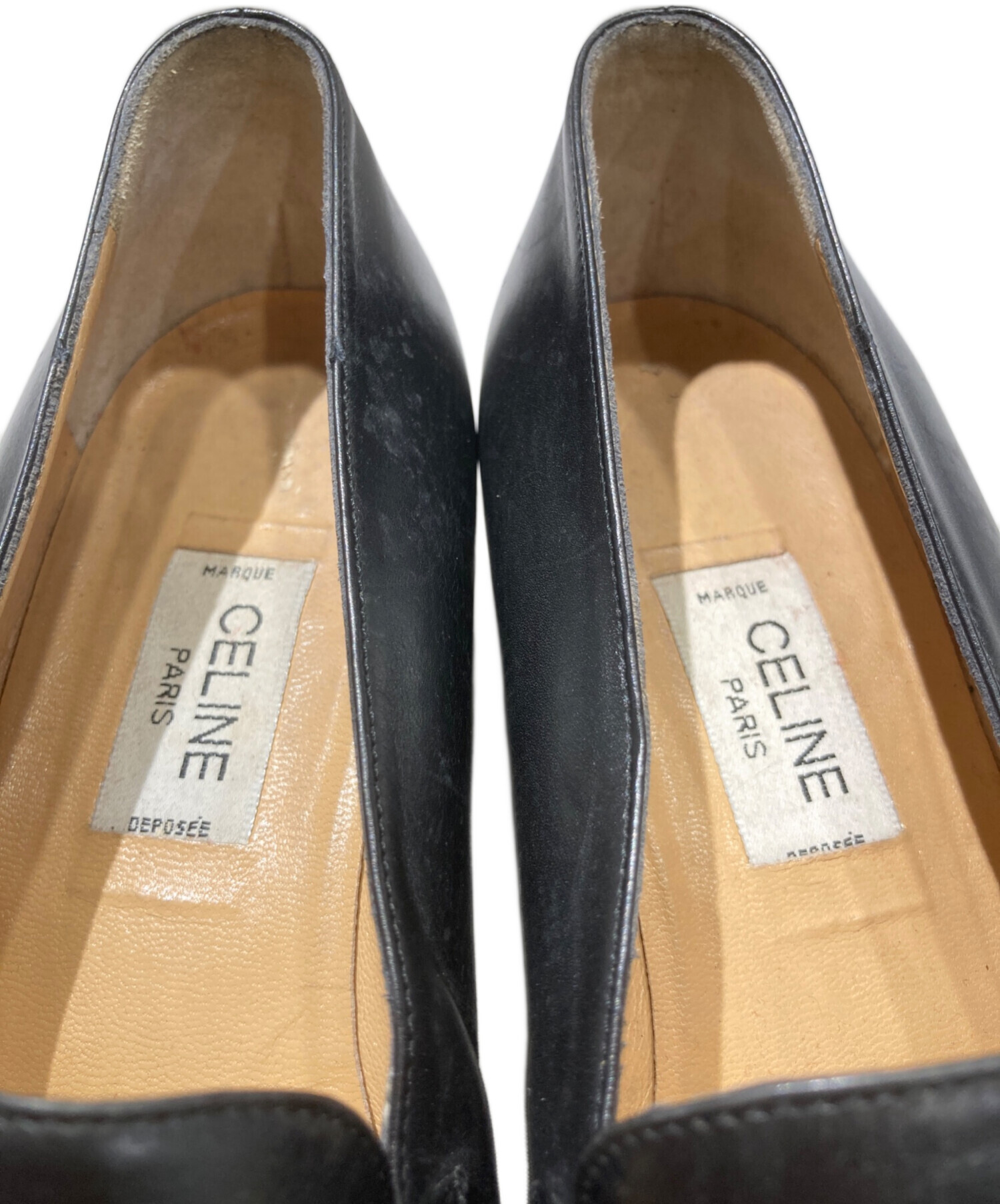 中古・古着通販】CELINE (セリーヌ) ローファー ブラック サイズ:36 1