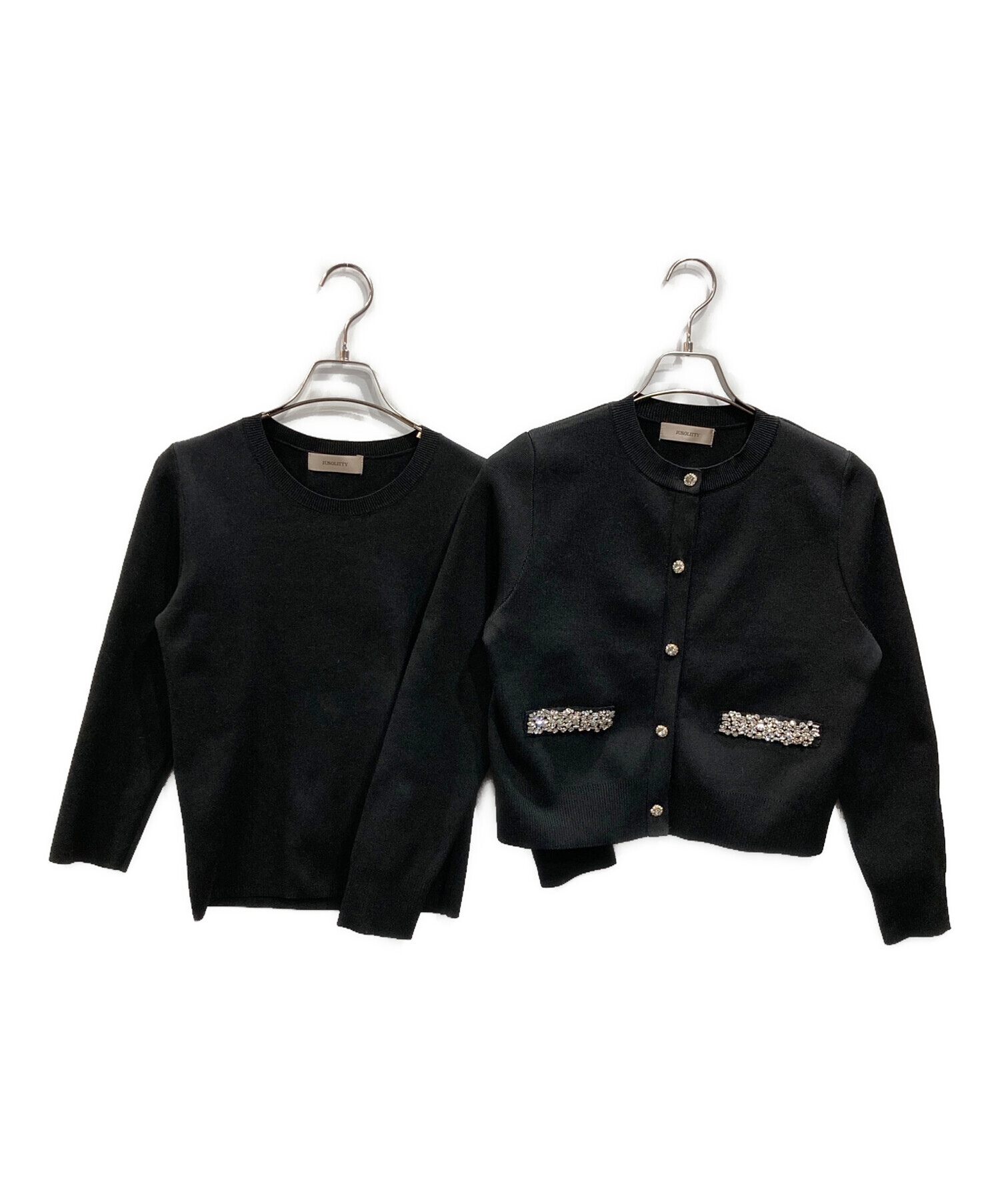 JUSGLITTY - 未使用 ジャスグリッティー アンサンブル 中古・古着通販】JUSGLITTY (ジャスグリッティー) メニービジュー