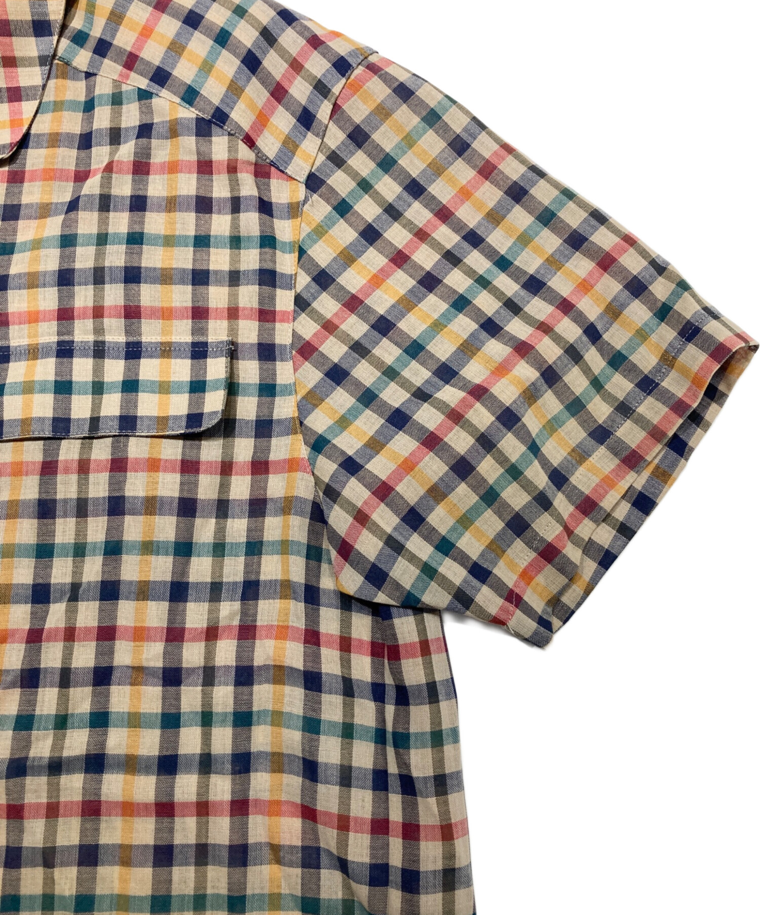 中古・古着通販】DAKS (ダックス) チェック柄セットアップ イエロー