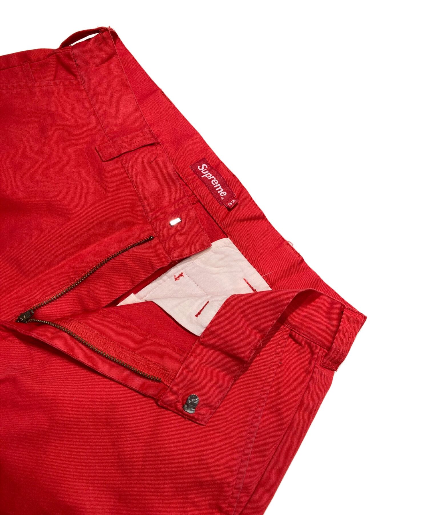 中古・古着通販】Supreme (シュプリーム) Work Pant レッド サイズ:32