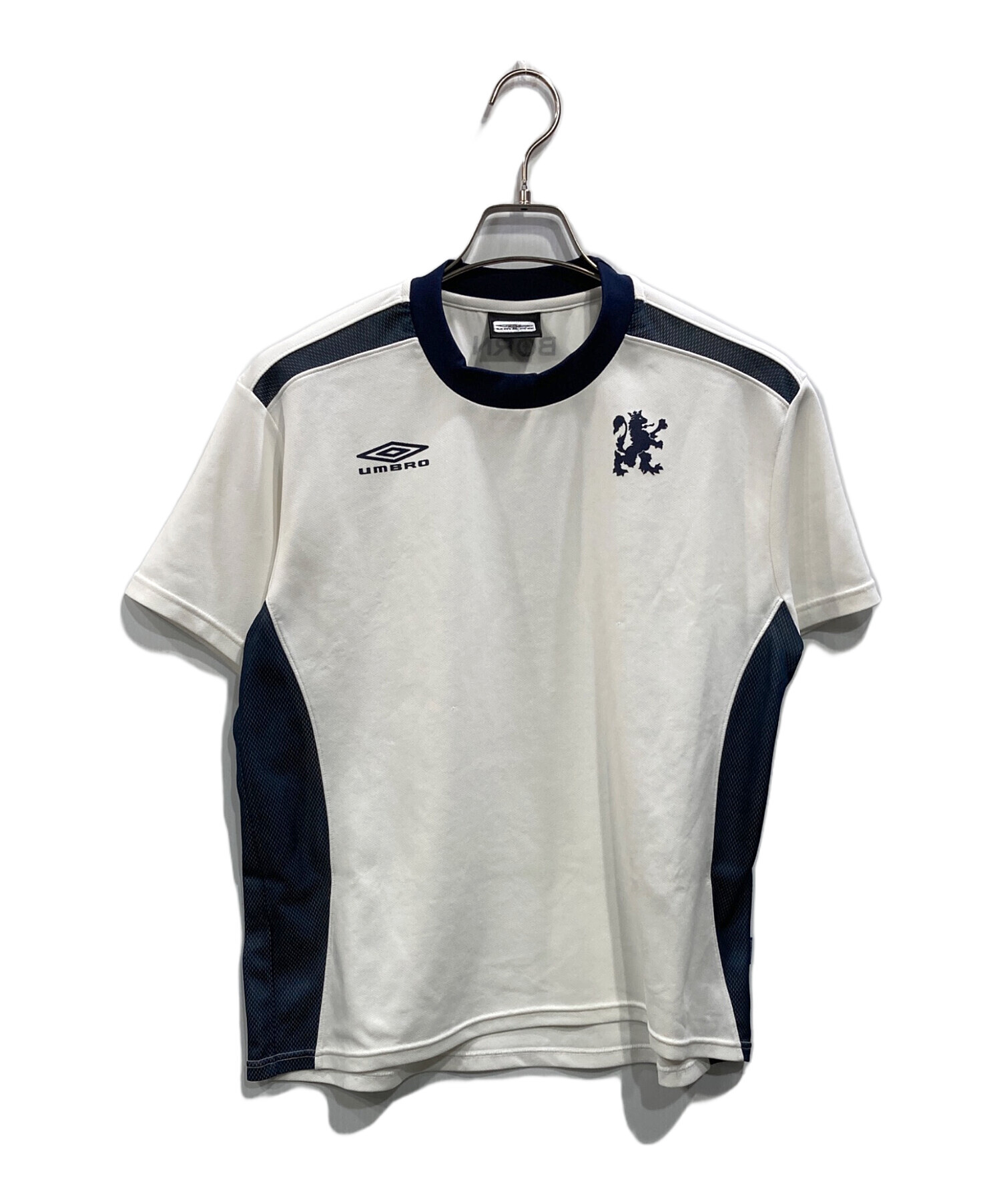 中古・古着通販】UMBRO (アンブロ) ゲームシャツ ホワイト×ネイビー