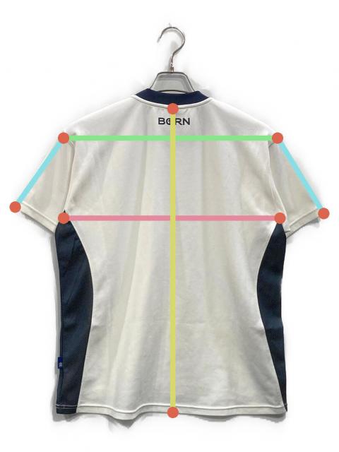 中古・古着通販】UMBRO (アンブロ) ゲームシャツ ホワイト×ネイビー