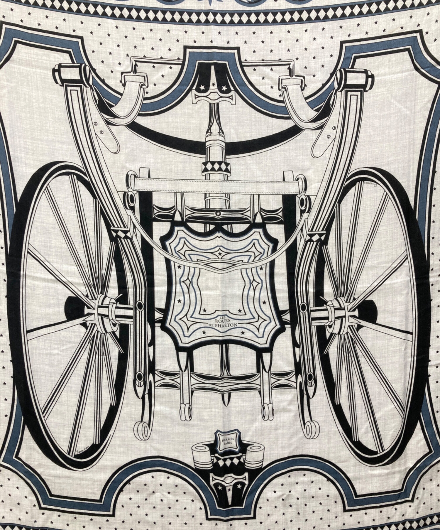 中古・古着通販】HERMES (エルメス) カレ140 LES ROUES DE PHAETON