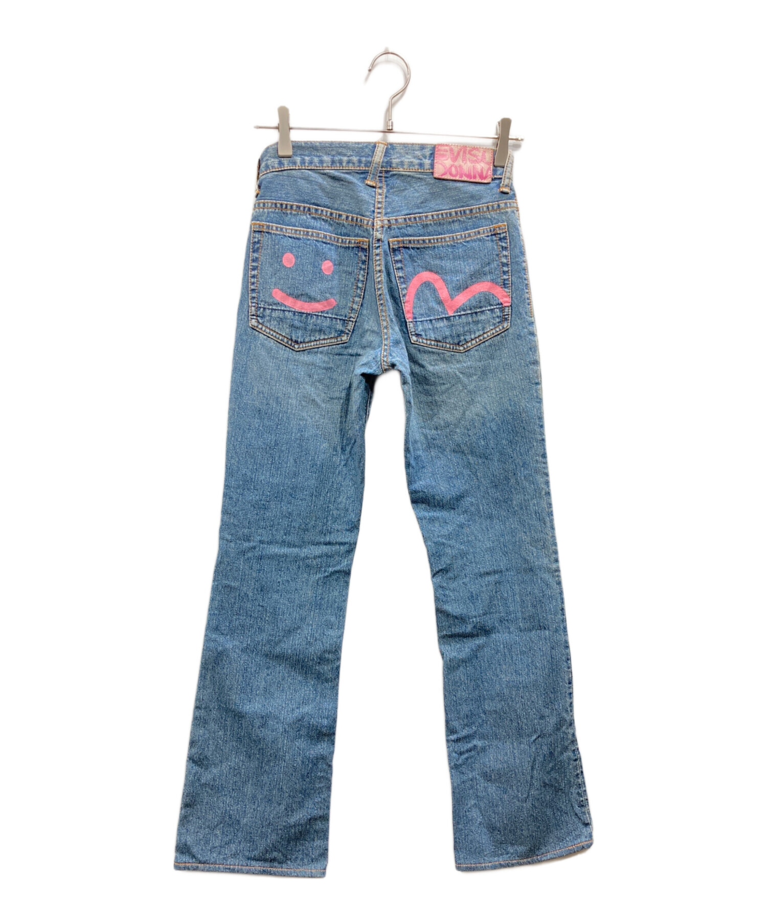 【美品】EVISU DONNA エヴィスドンナ 大カモメ デニムパンツ 26 中古・古着通販】EVISU DONNA (エヴィスドンナ) カモメプリント ブーツ