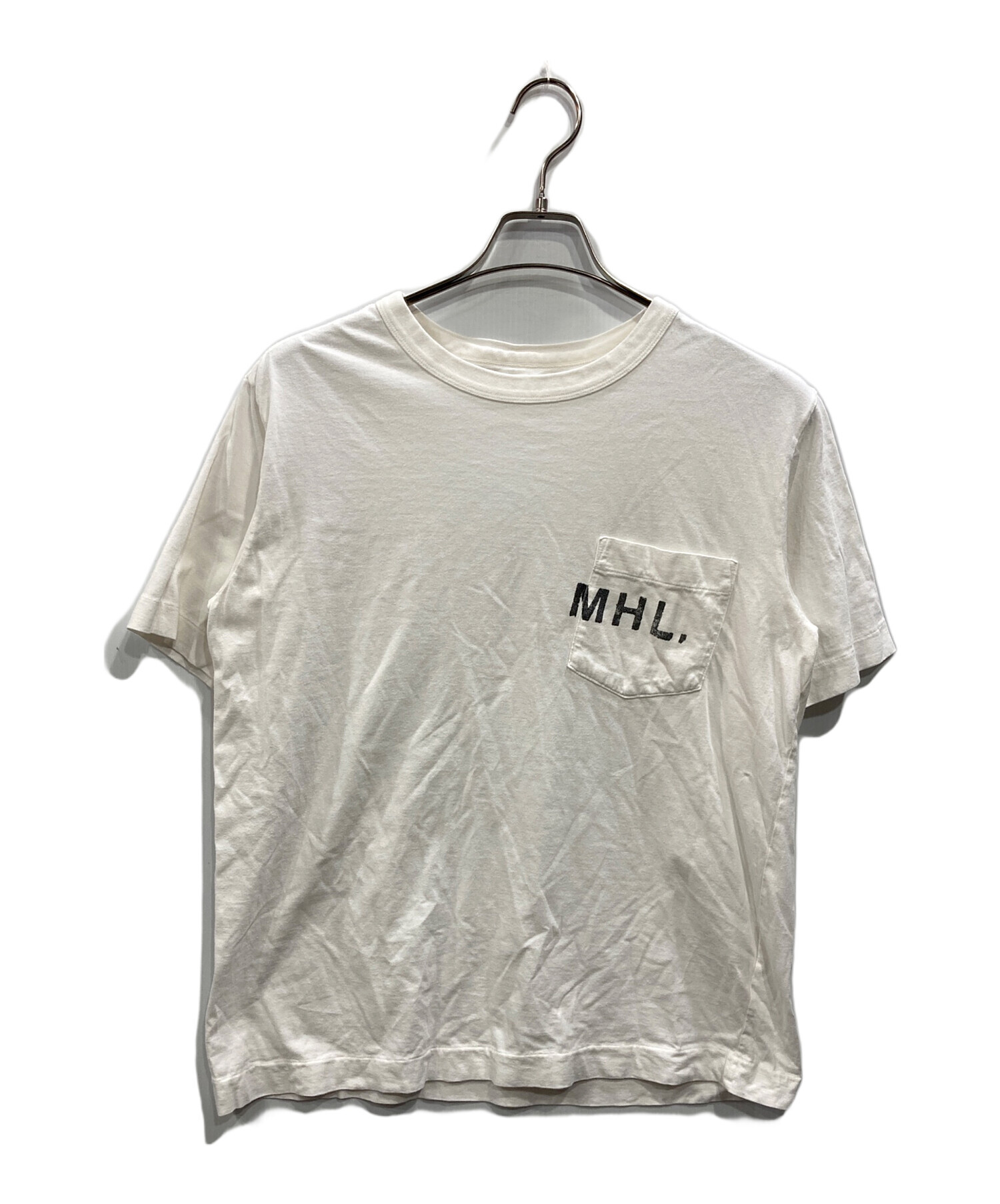 中古・古着通販】MHL (マーガレットハウエル) ロゴプリント ポケットT