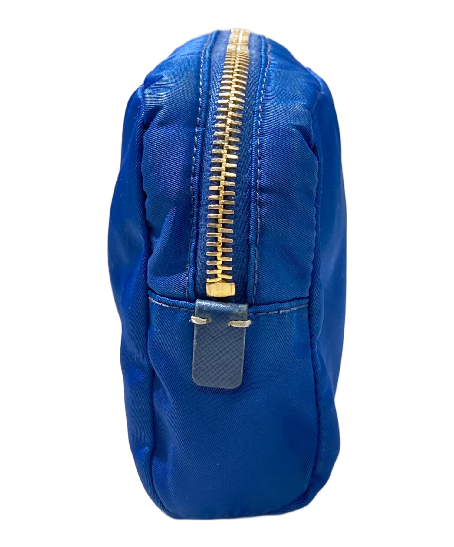 中古・古着通販】PRADA (プラダ) ナイロンポーチ ブルー｜ブランド