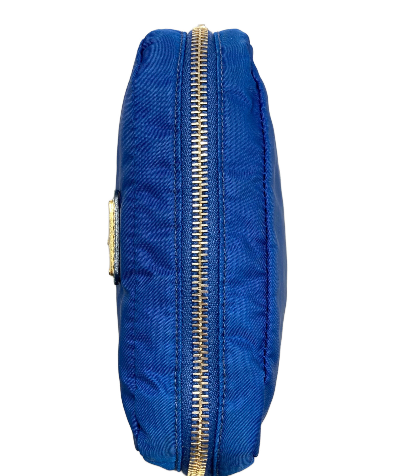 PRADA ナイロン ポーチ 青期間、限定SALE 中古・古着通販】PRADA (プラダ) ナイロンポーチ ブルー｜ブランド