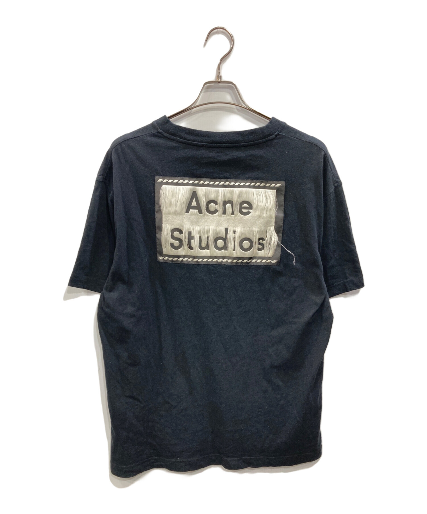 Acne Studios ブラック Tシャツ 中古・古着通販】ACNE STUDIOS (アクネ ストゥディオズ) バックロゴ