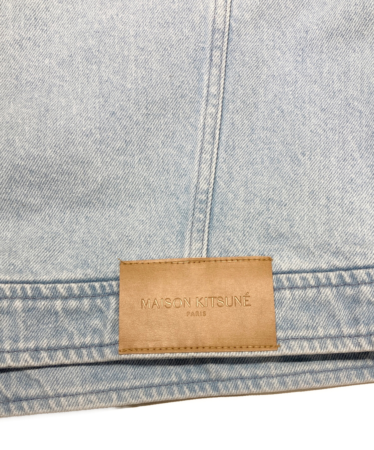 中古・古着通販】maison kitsune (メゾンキツネ) ジップ デニム