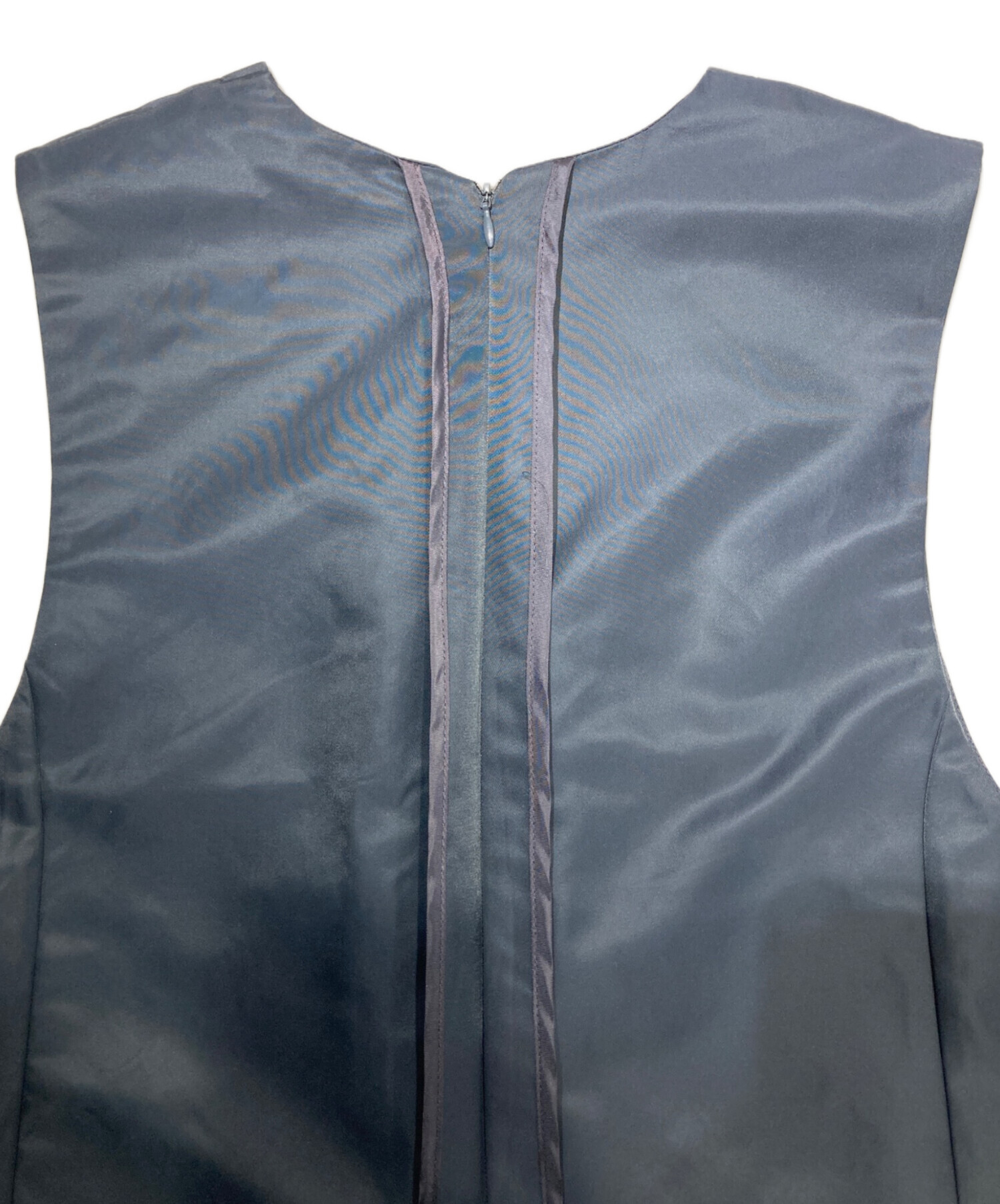 中古・古着通販】machatt (マチャット) ナイロンツイルドレス ネイビー