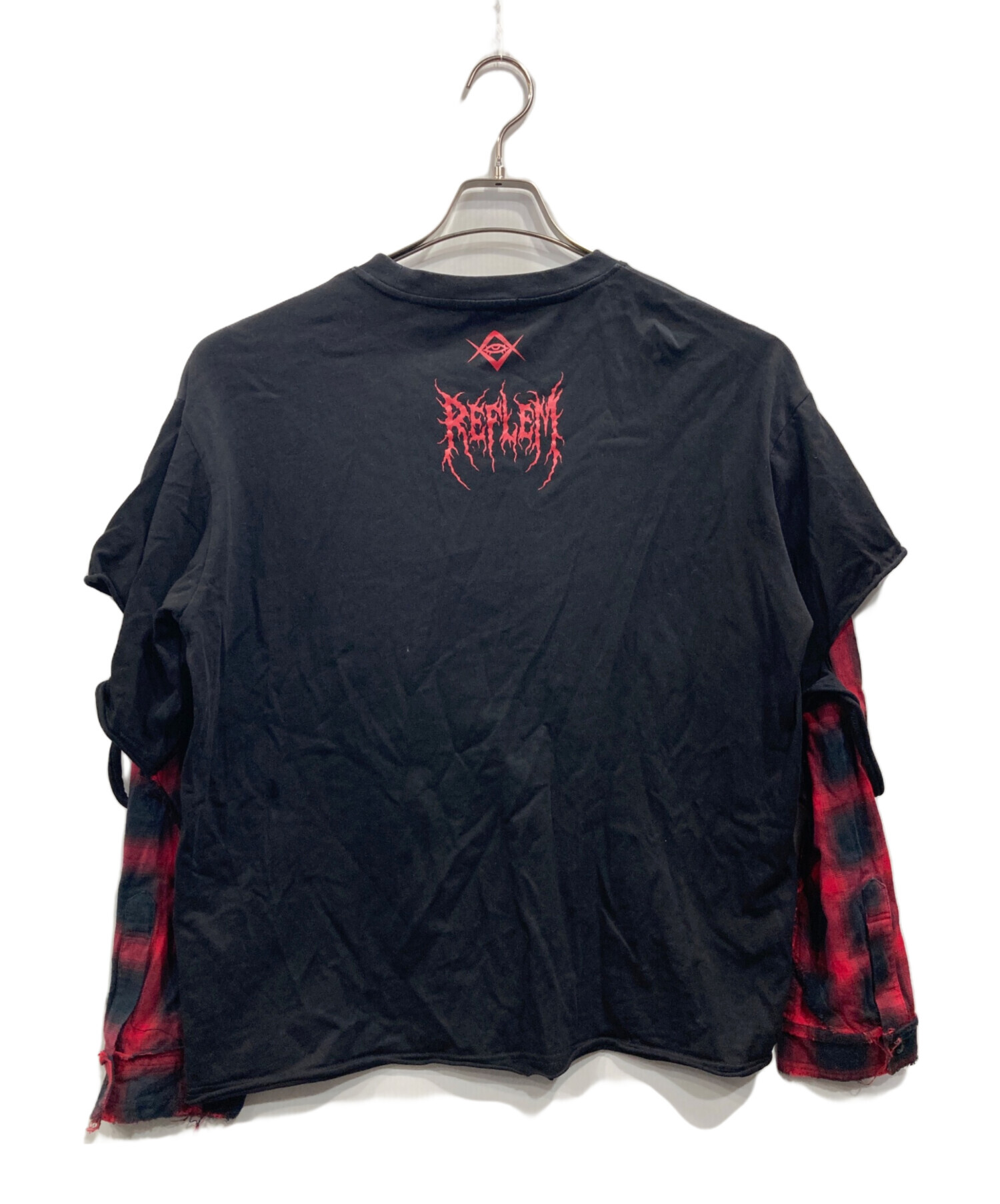 中古・古着通販】REFLEM (レフレム) レイヤードチェックL/S TEE