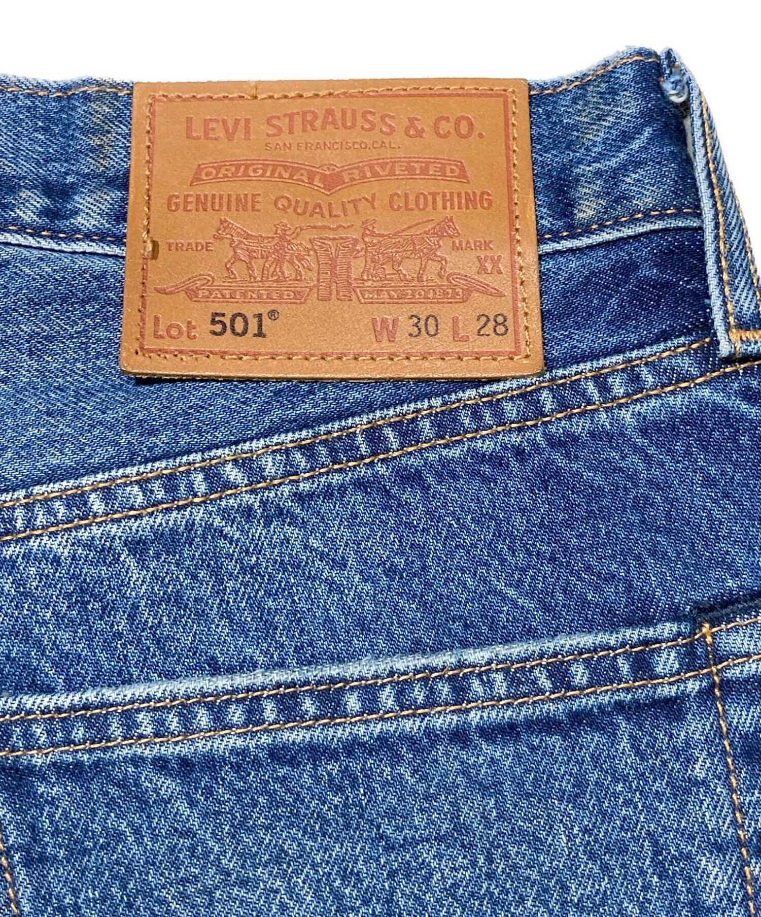 Levi's 501 ジャーナルスタンダード別注 ペイント加工 デニムパンツ 中古・古着通販】LEVI'S (リーバイス) JOURNAL STANDARD (ジャーナル