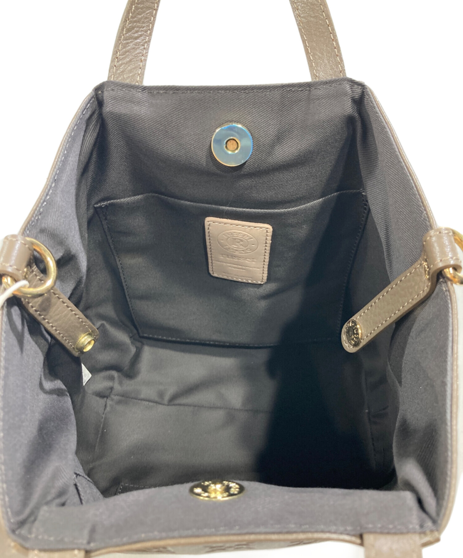 中古・古着通販】russet (ラシット) 型押モノグラム レザー2WAY 
