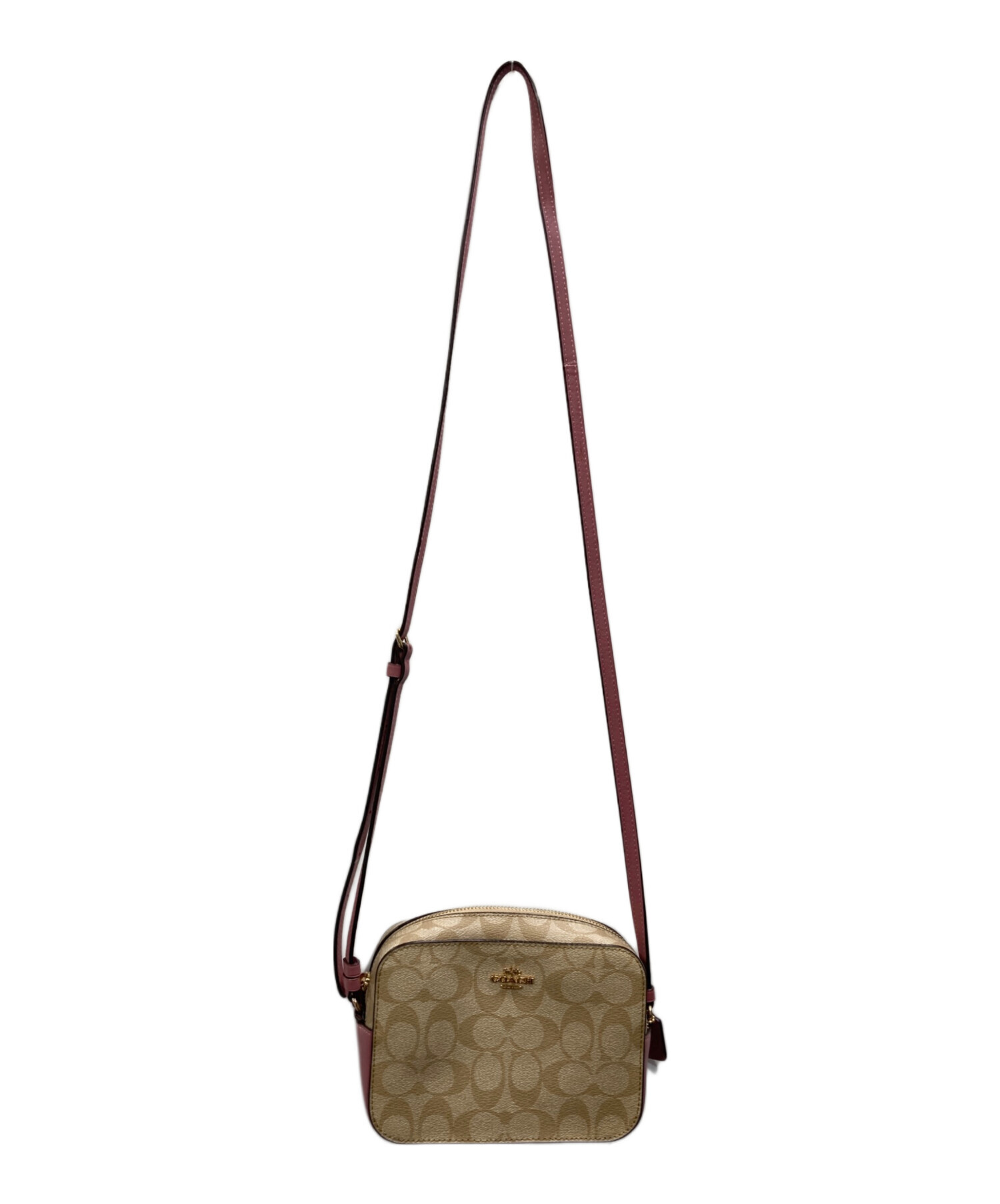 中古・古着通販】COACH (コーチ) ミニ カメラ バッグ シグネチャー