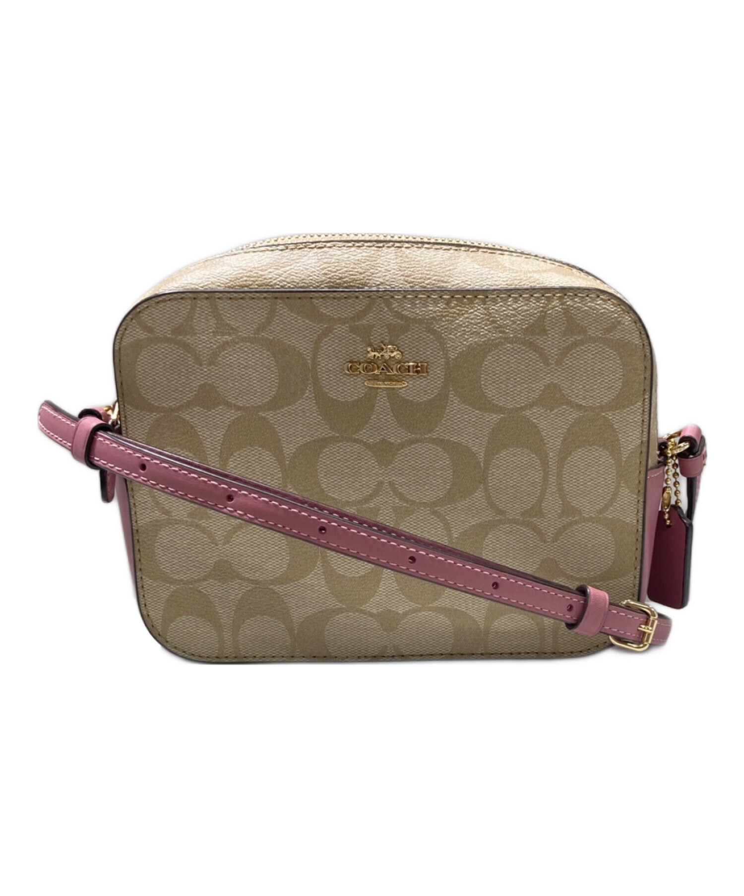 中古・古着通販】COACH (コーチ) ミニ カメラ バッグ シグネチャー