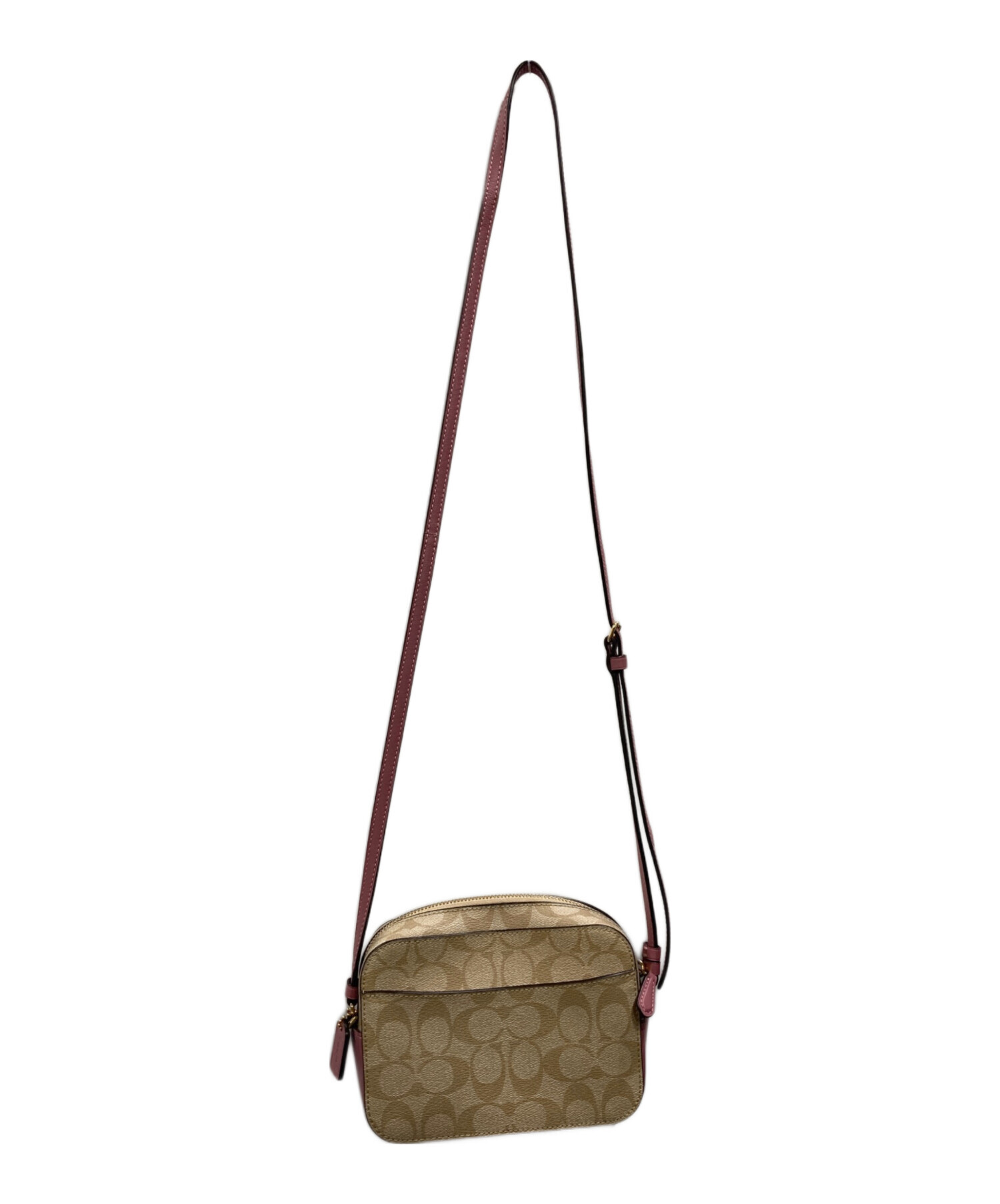 中古・古着通販】COACH (コーチ) ミニ カメラ バッグ シグネチャー