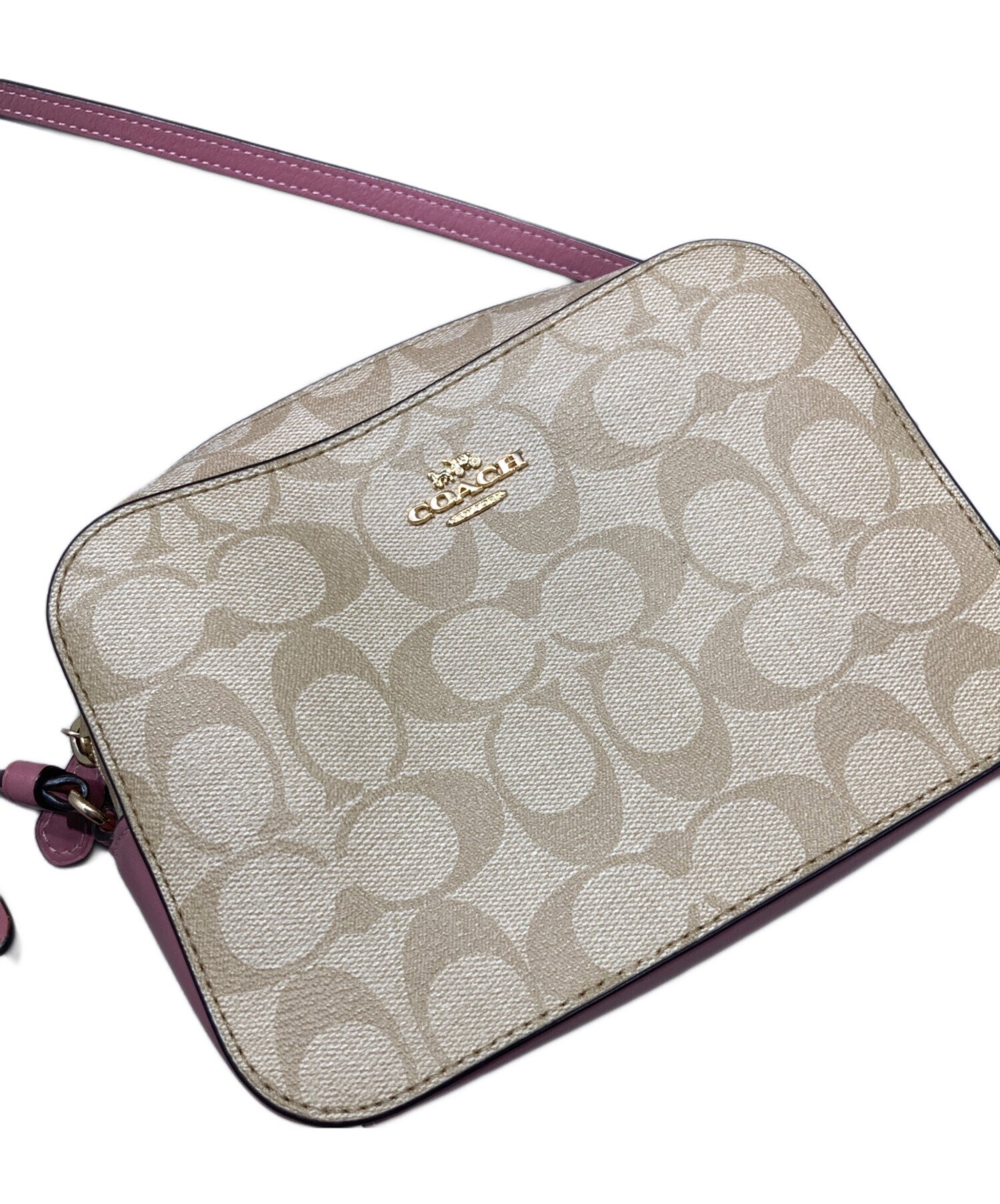 中古・古着通販】COACH (コーチ) ミニ カメラ バッグ シグネチャー