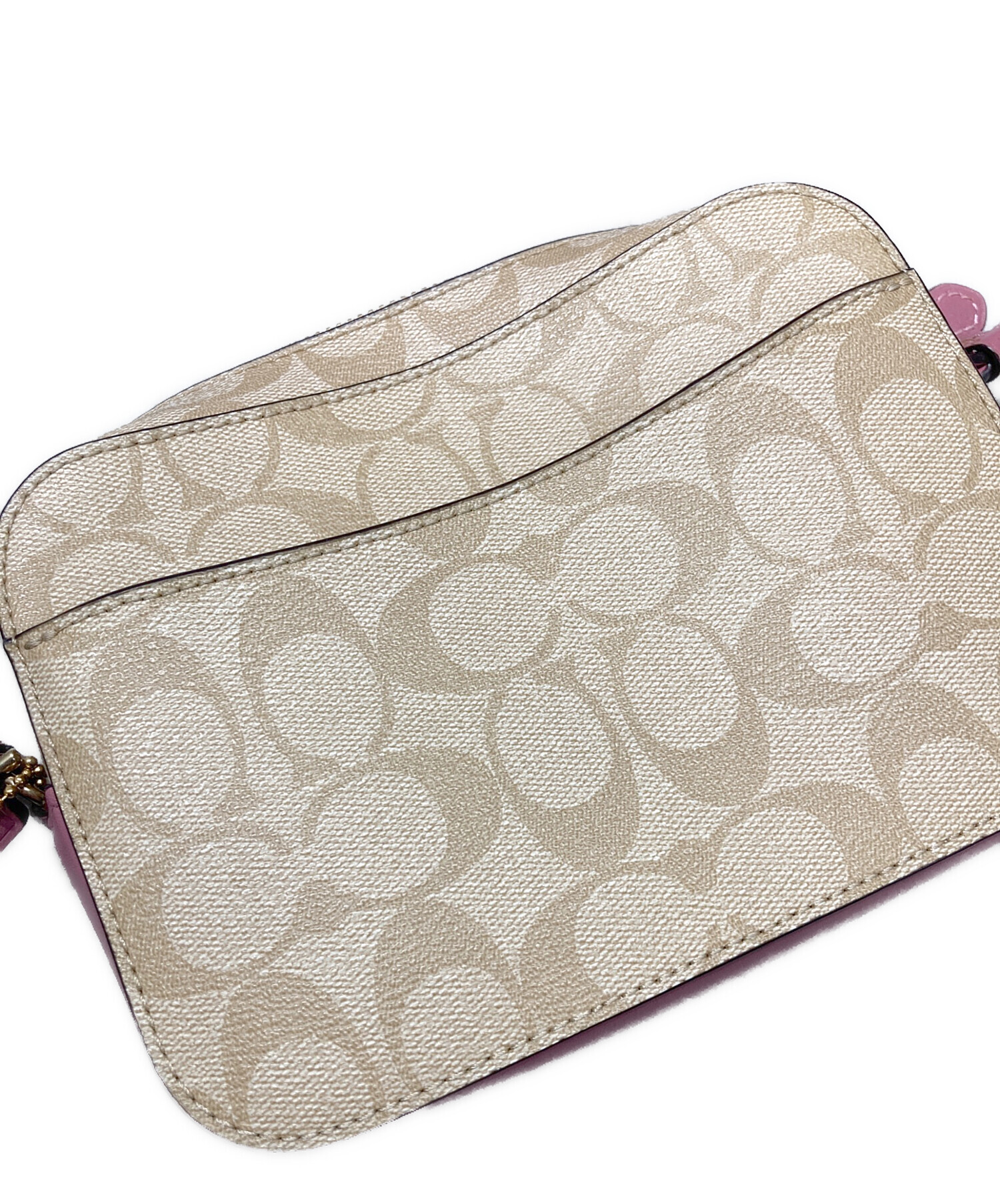中古・古着通販】COACH (コーチ) ミニ カメラ バッグ シグネチャー