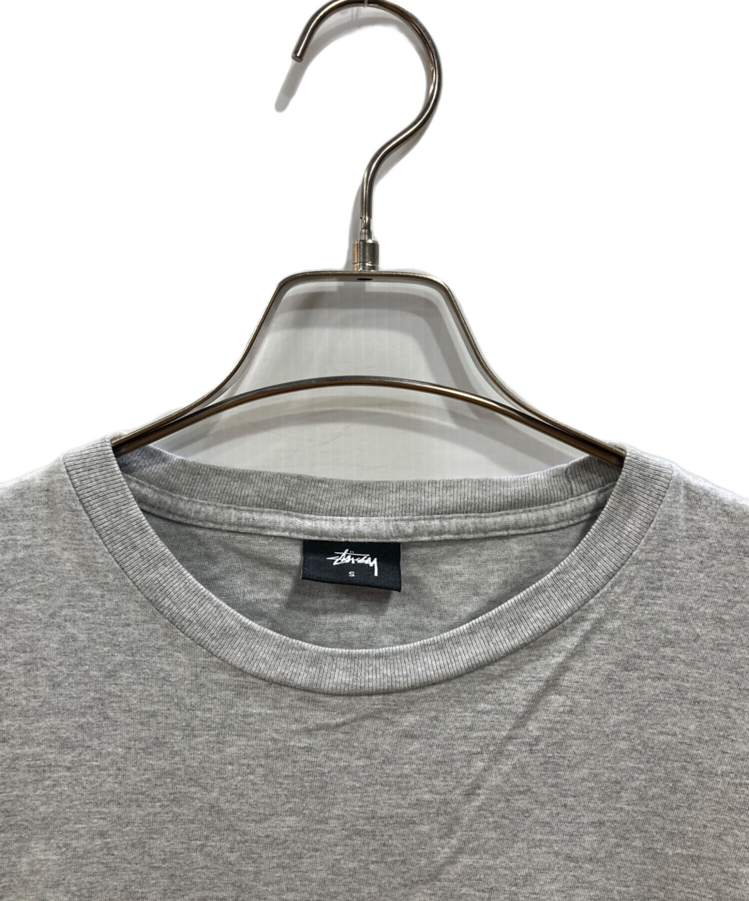 中古・古着通販】stussy (ステューシー) ロゴプリントTシャツ グレー