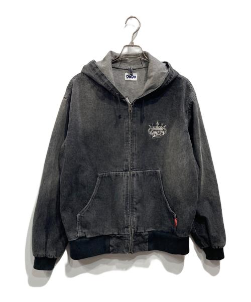 トップス 9090 King Logo Vintage Denim Hoodie 中古・古着通販】9090 (9090) King Logo Vintage Denim Hoodie