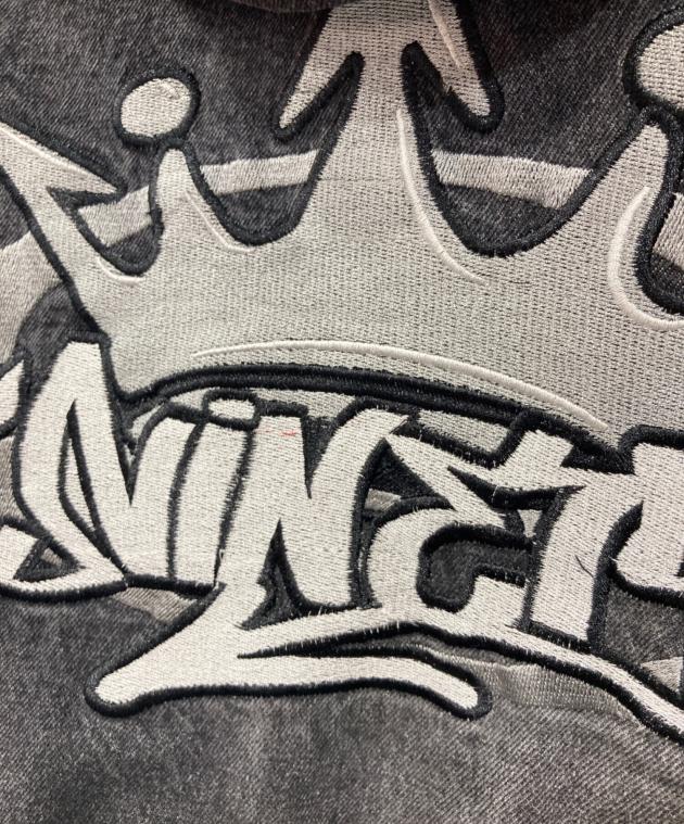 中古・古着通販】9090 (9090) King Logo Vintage Denim Hoodie