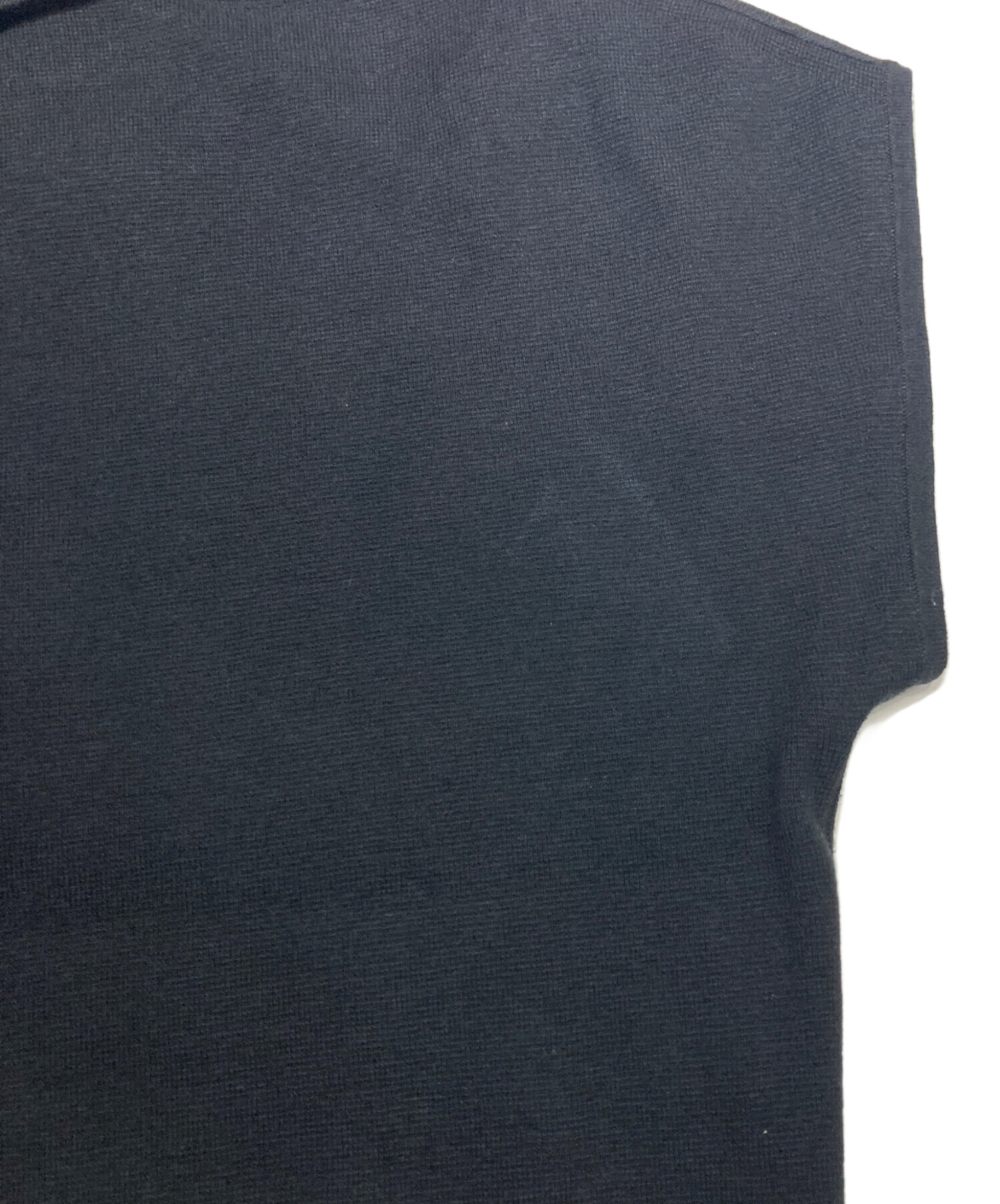 中古・古着通販】OHOTORO (オオトロ) Pot french sleeve knit ブラック