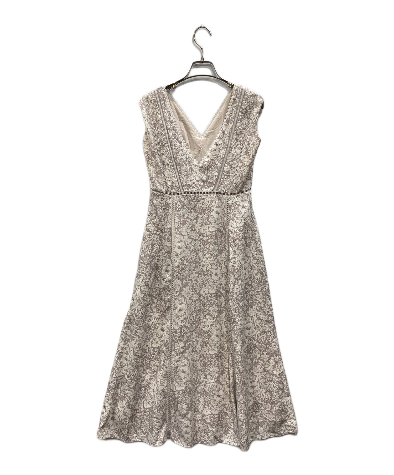 中古・古着通販】Her lip to (ハーリップトゥ) Lace trimmed floral 