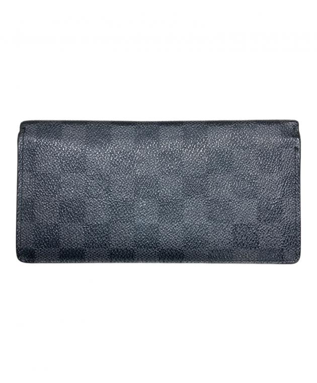 LOUIS VUITTON ダミエ グラフィット ポルトフォイユ ブラザ 中古・古着通販】LOUIS VUITTON (ルイ ヴィトン) ダミエ・グラフィット